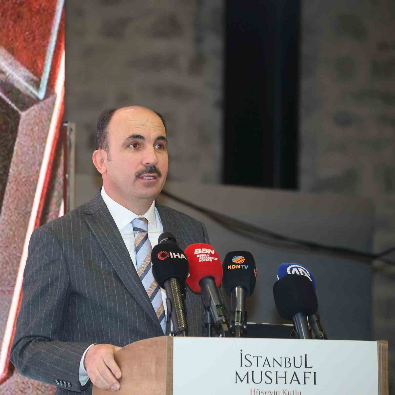 Başkan Altay tüm Konyalıları "İstanbul Mushafı Sergisi"ne davet etti