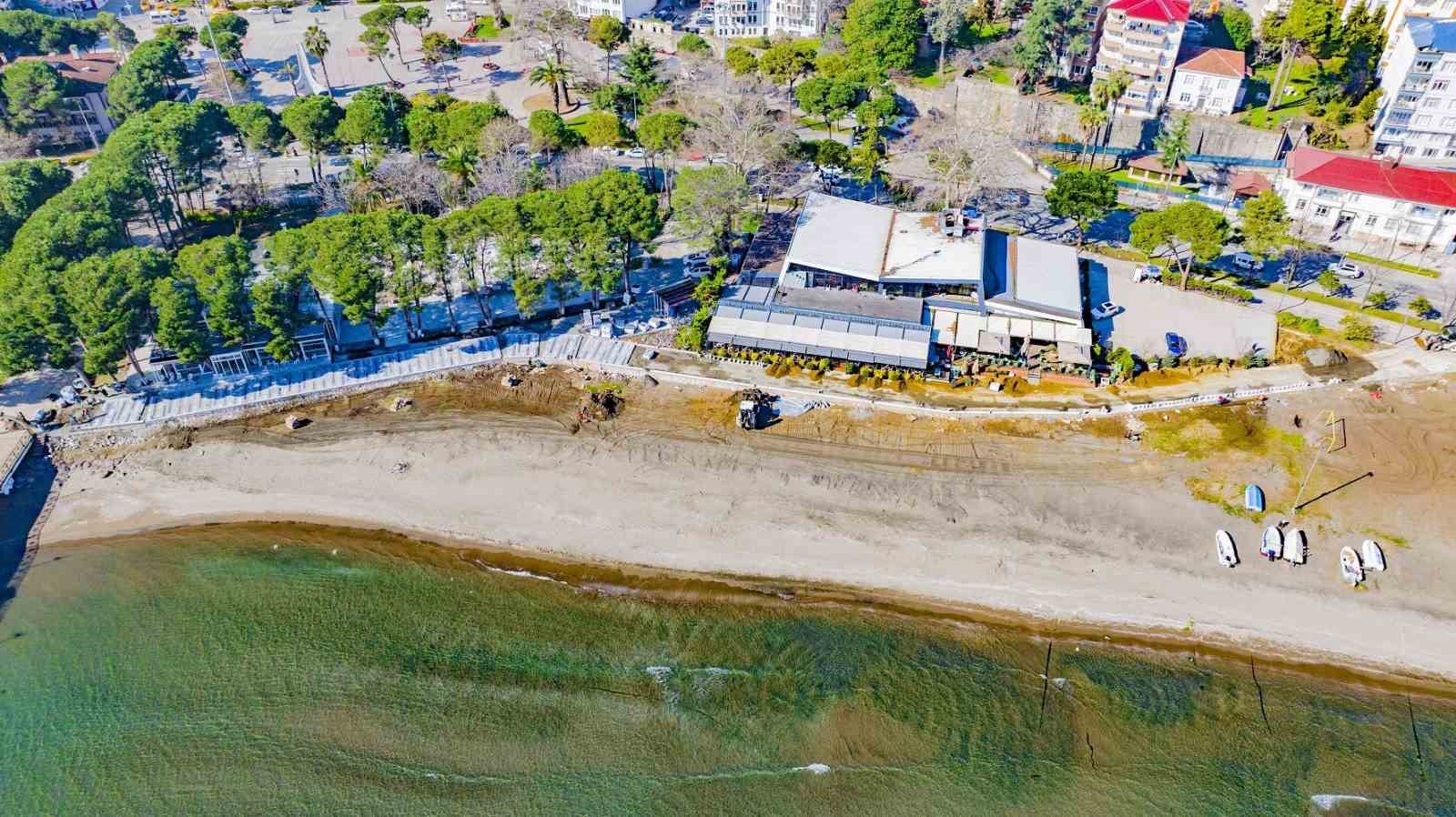 Ünye’de asırlık sahil yolu yeniden hizmete açılıyor