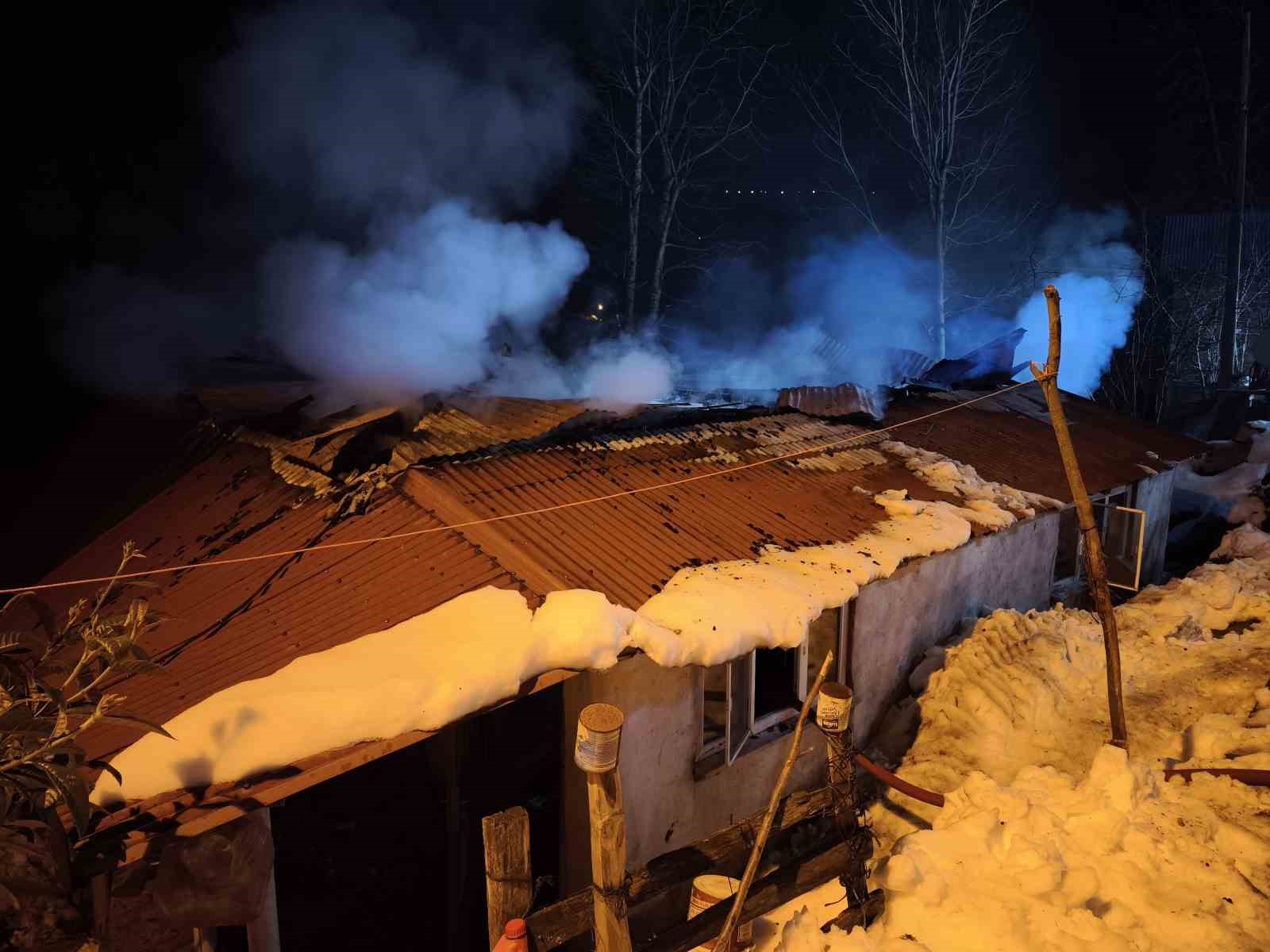 Ordu&rsquo;da ev yangını
