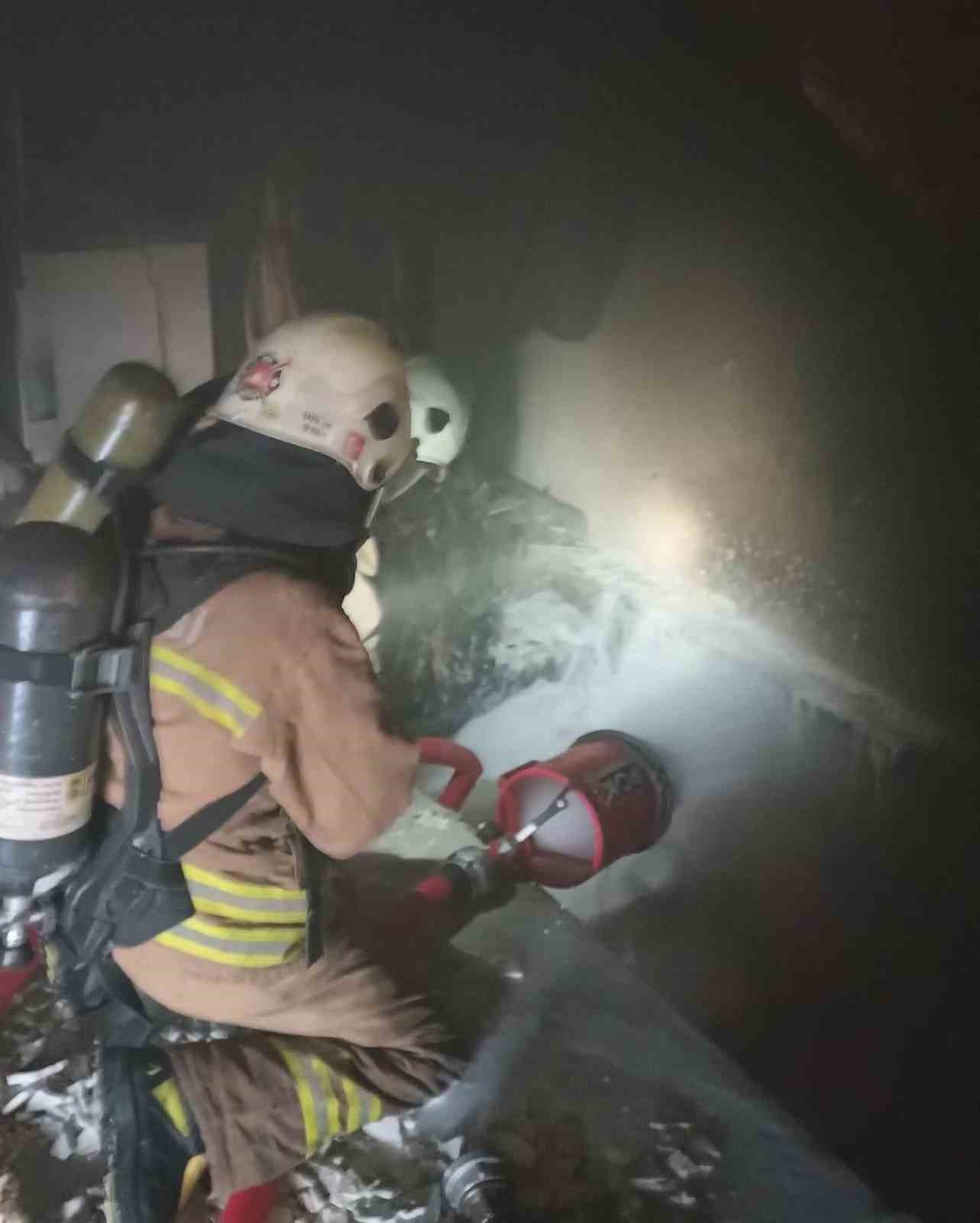 Dörtyol’da iş yeri yangını