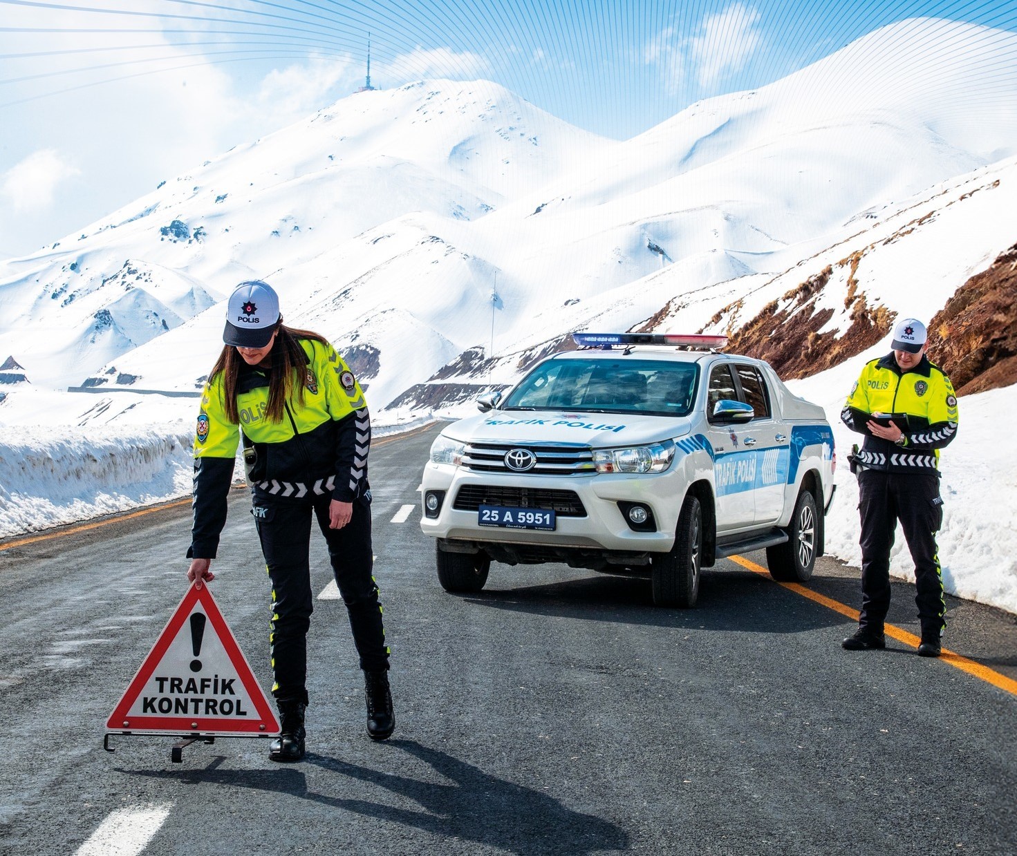 Erzurum kent merkezinde bir ayda 81 trafik kazası meydana geldi.