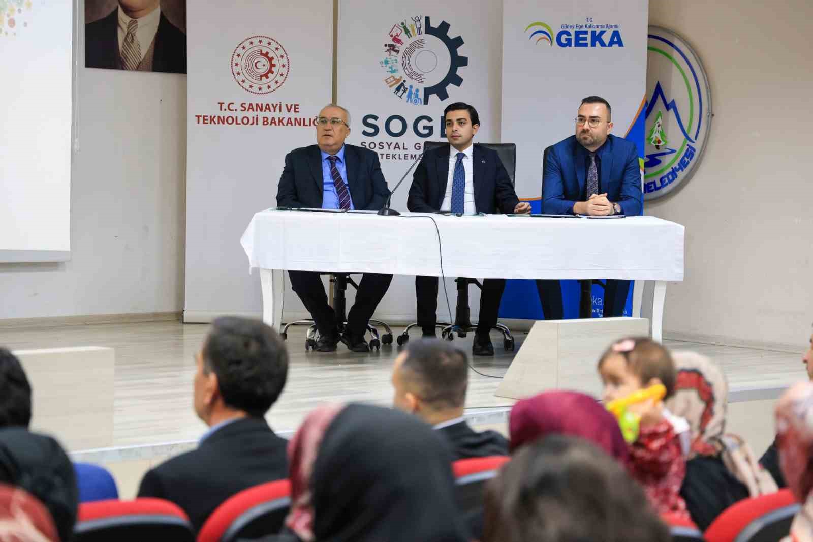 Çameli Belediyesi ve GEKA’dan kadın istihdamıyla ekonomik kalkınma hamlesi