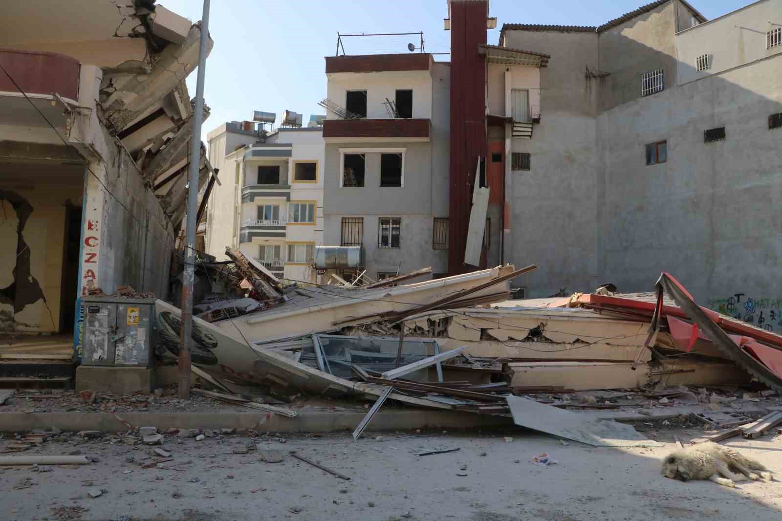 Ekmek teknelerinin üzerine 3 katlı bina çöken kadın gözyaşlarına hakim olamadı