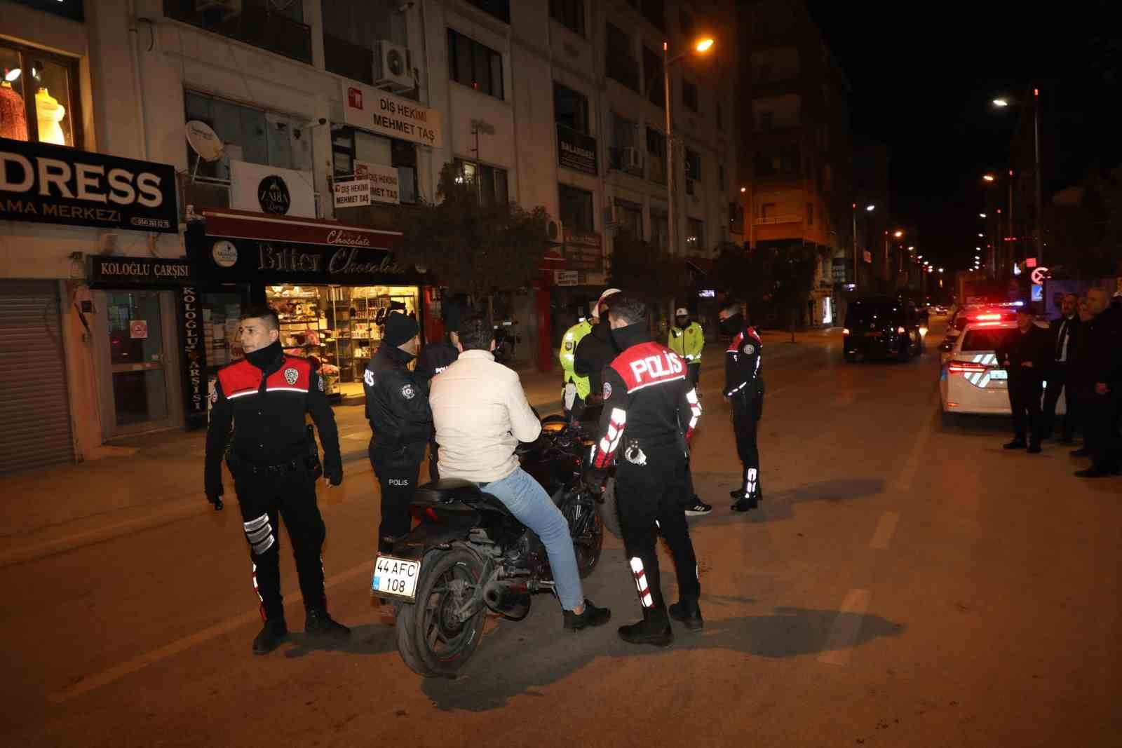 Elazığ Valisi Hatipoğlu, asayiş uygulamasına katıldı