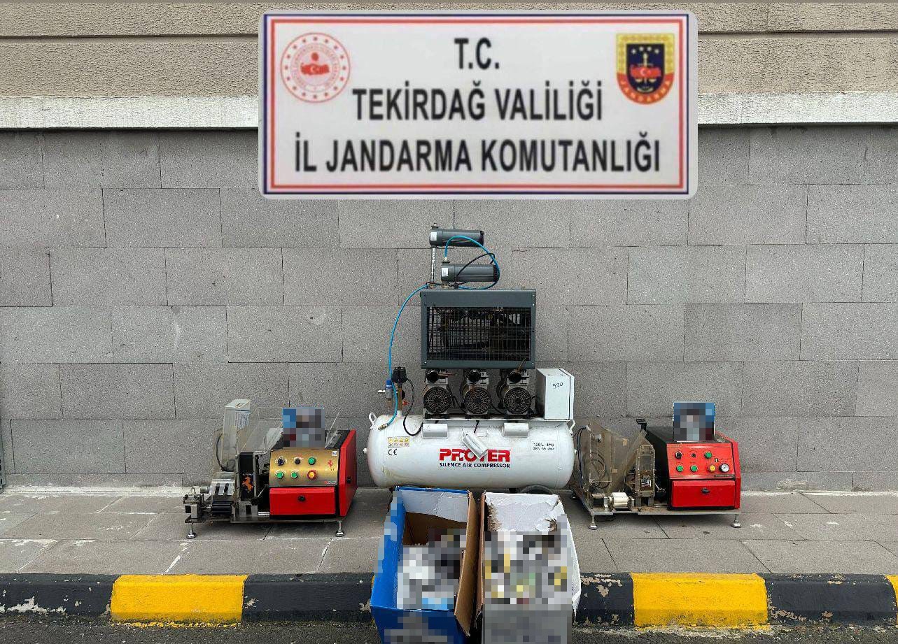 Tekirdağ’da makaron ve uyuşturucu operasyonu