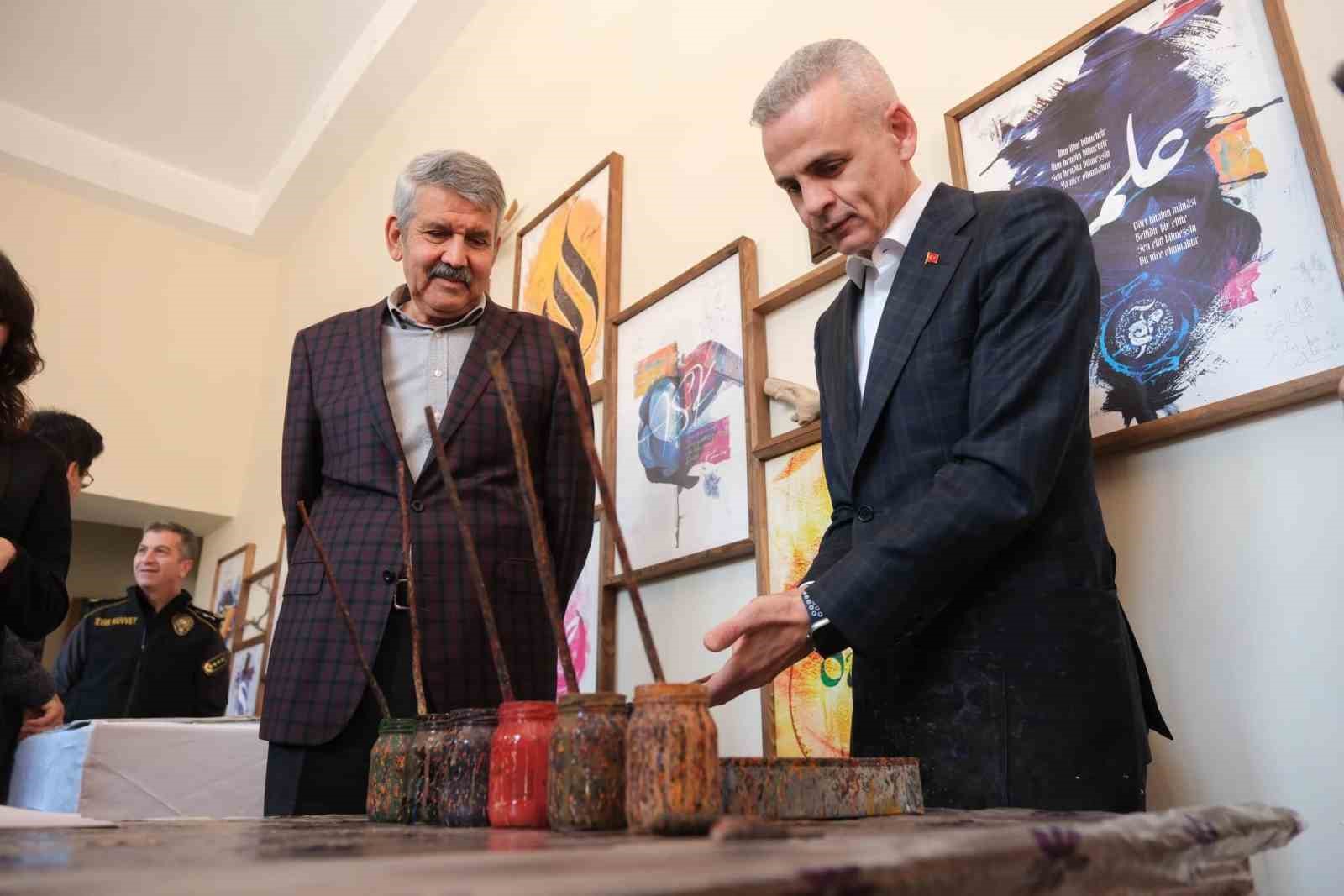 Karaman’da YEDAM Atölye sergisi açıldı