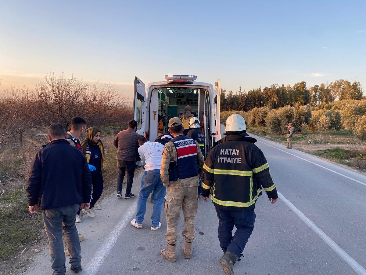 Kırıkhan&rsquo;da trafik kazası: 2 yaralı
