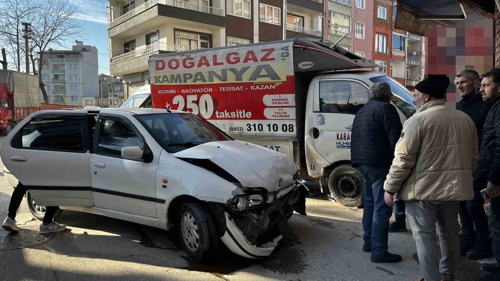 Ordu&rsquo;da korkutan kaza
