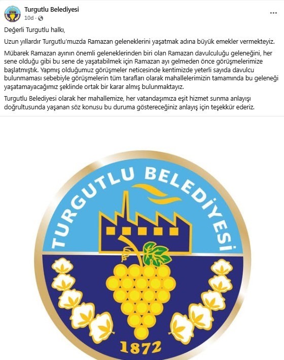 Turgutlu&rsquo;da Ramazan ayında davul sesi duyulmayacak
