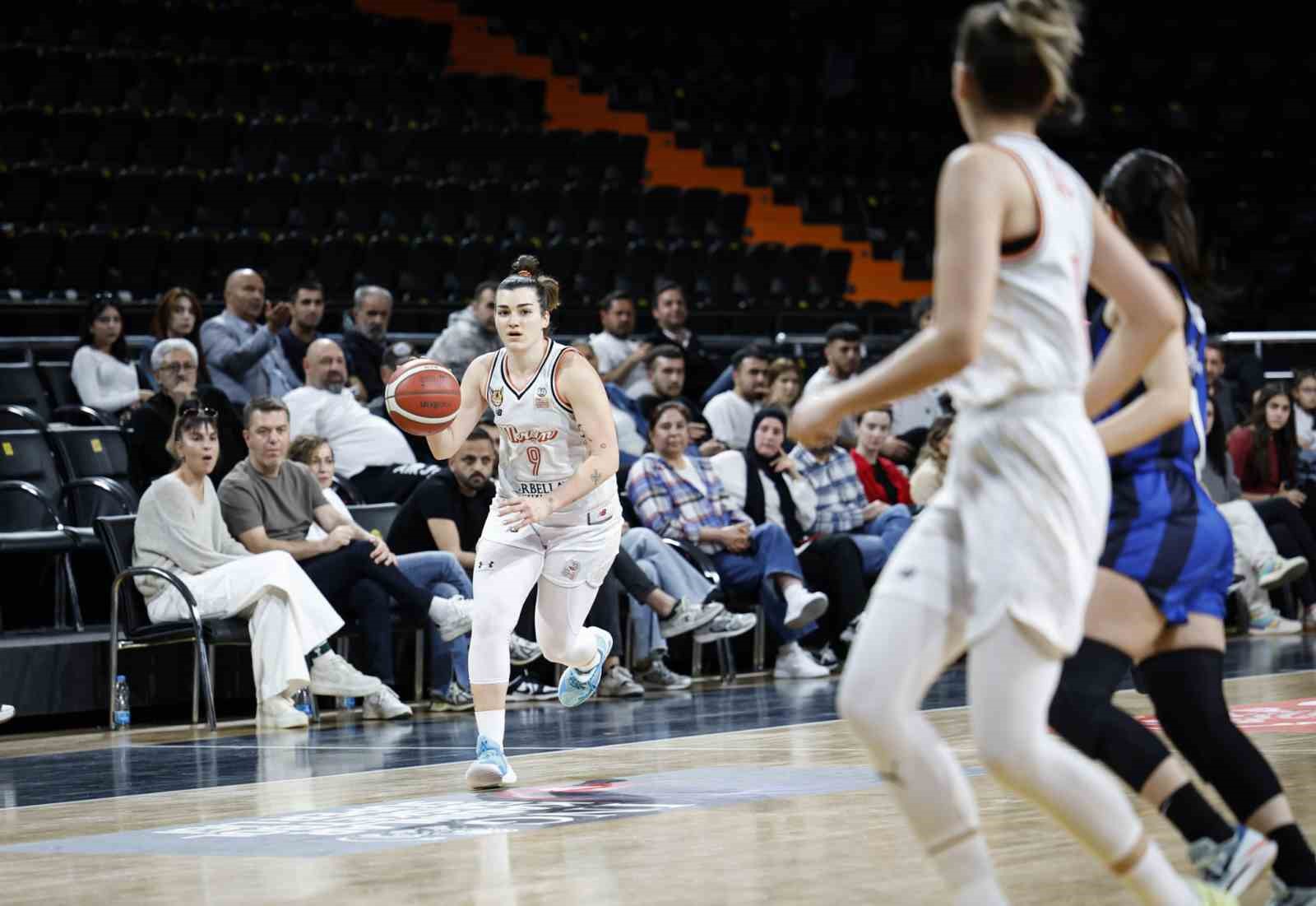 Kadınlar Basketbol S&uuml;per Ligi: &Ccedil;BK Mersin: 103 - Bodrum Basketbol: 43
