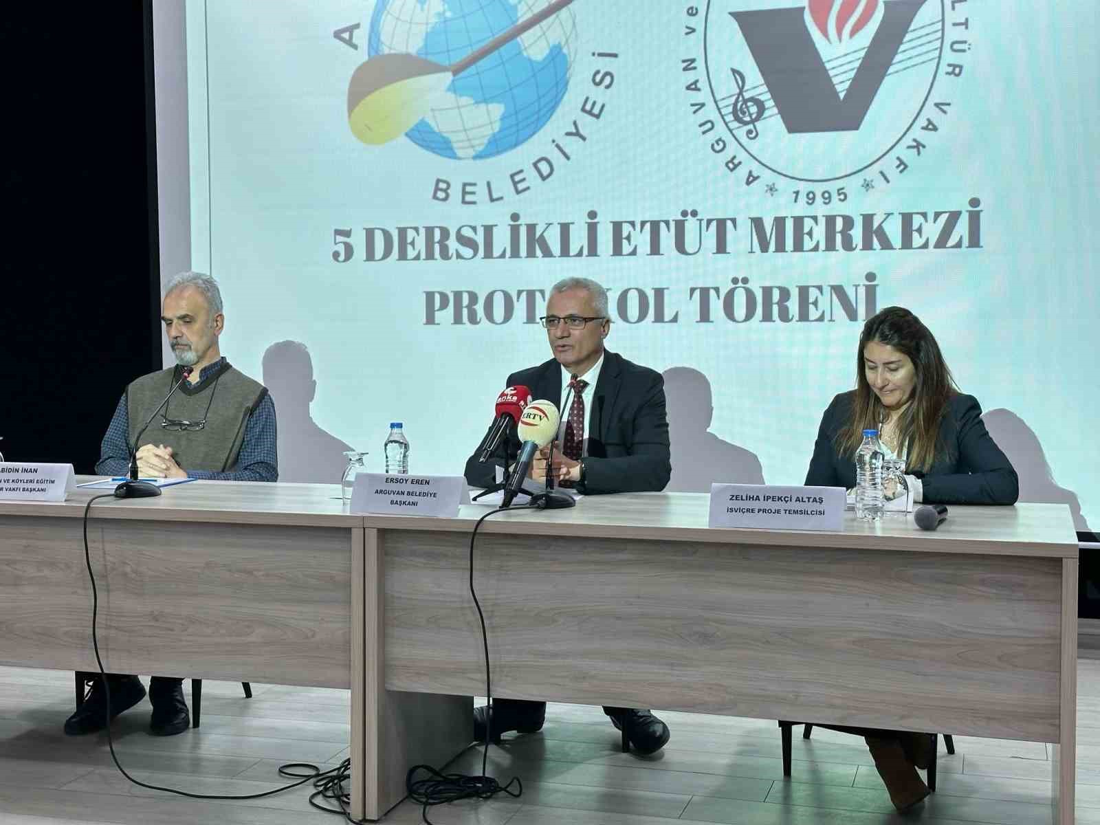 İsviçre’de yaşayan gurbetçi gençlerden Arguvan’a Etüt merkezi desteği