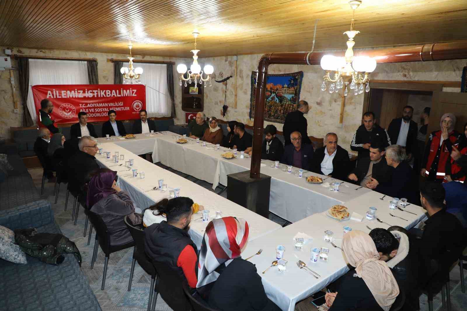 Aile yılı iftar programında ulu çınarlar ile genç fidanlar buluştu