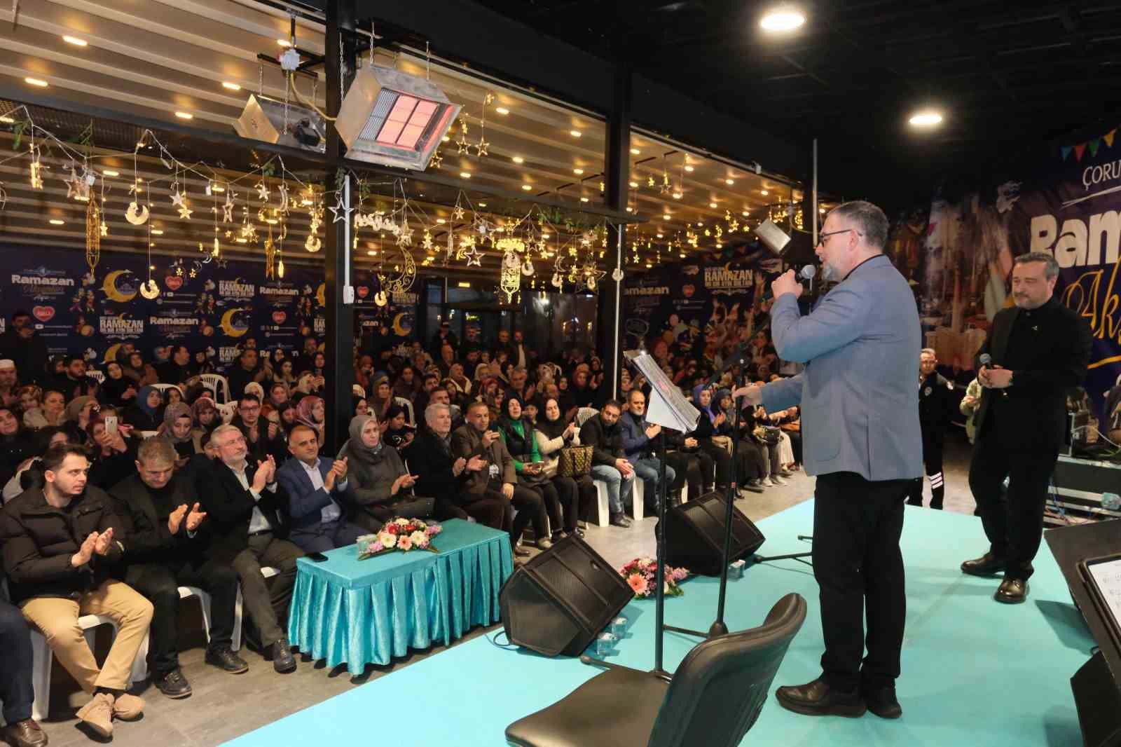 Çorum’da gönüllere dokunan Ramazan programı