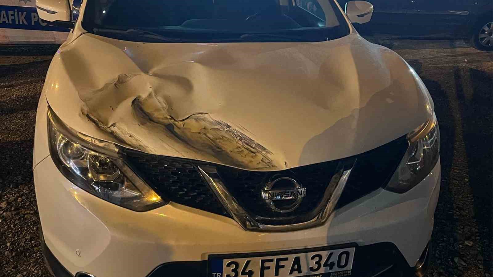 Kırıkkale&rsquo;de iki otomobil &ccedil;arpıştı: 1 yaralı
