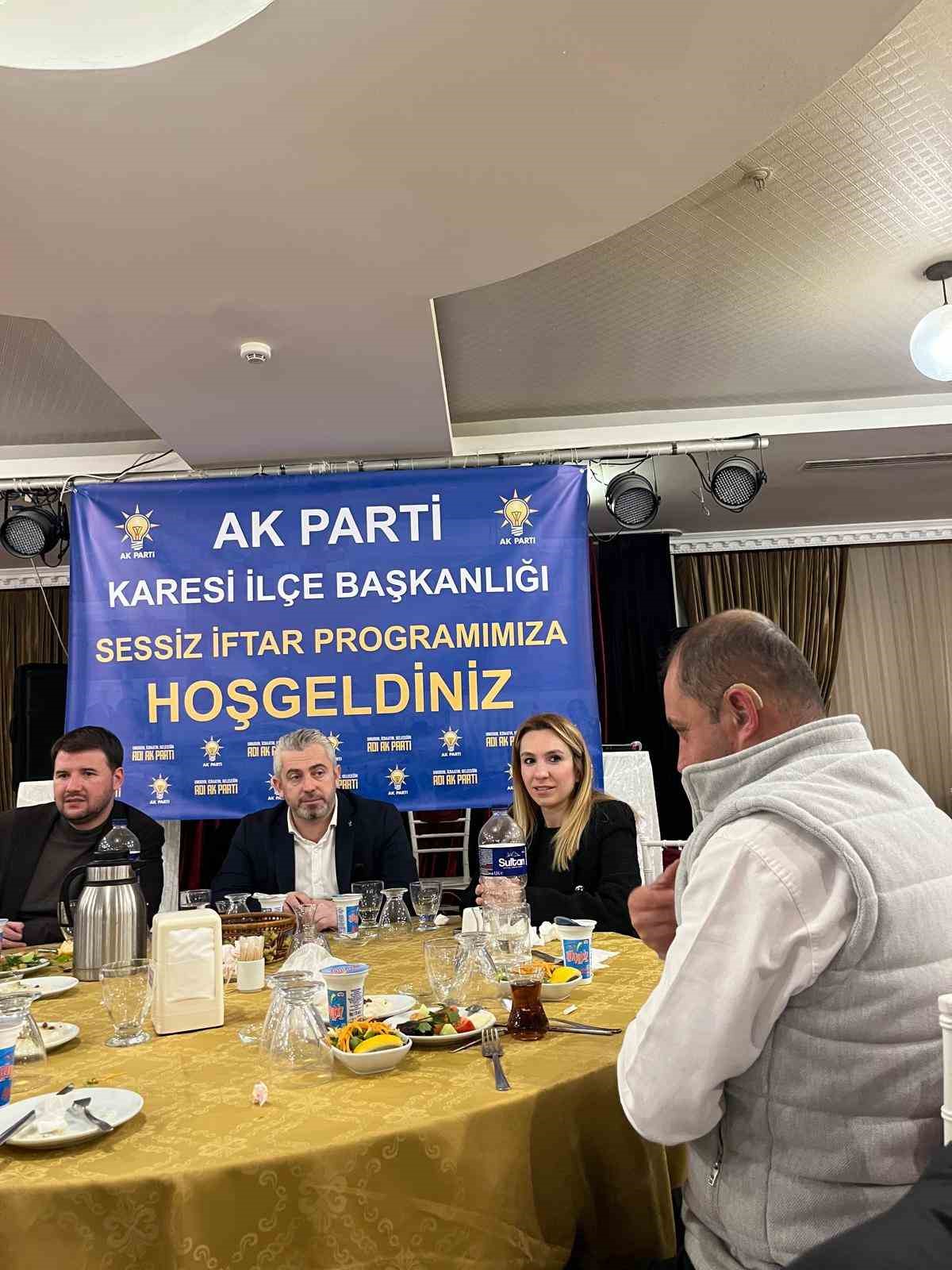 Karesi Ak Parti&rsquo;den vatandaşa &rsquo;Sessiz İftar&rsquo;
