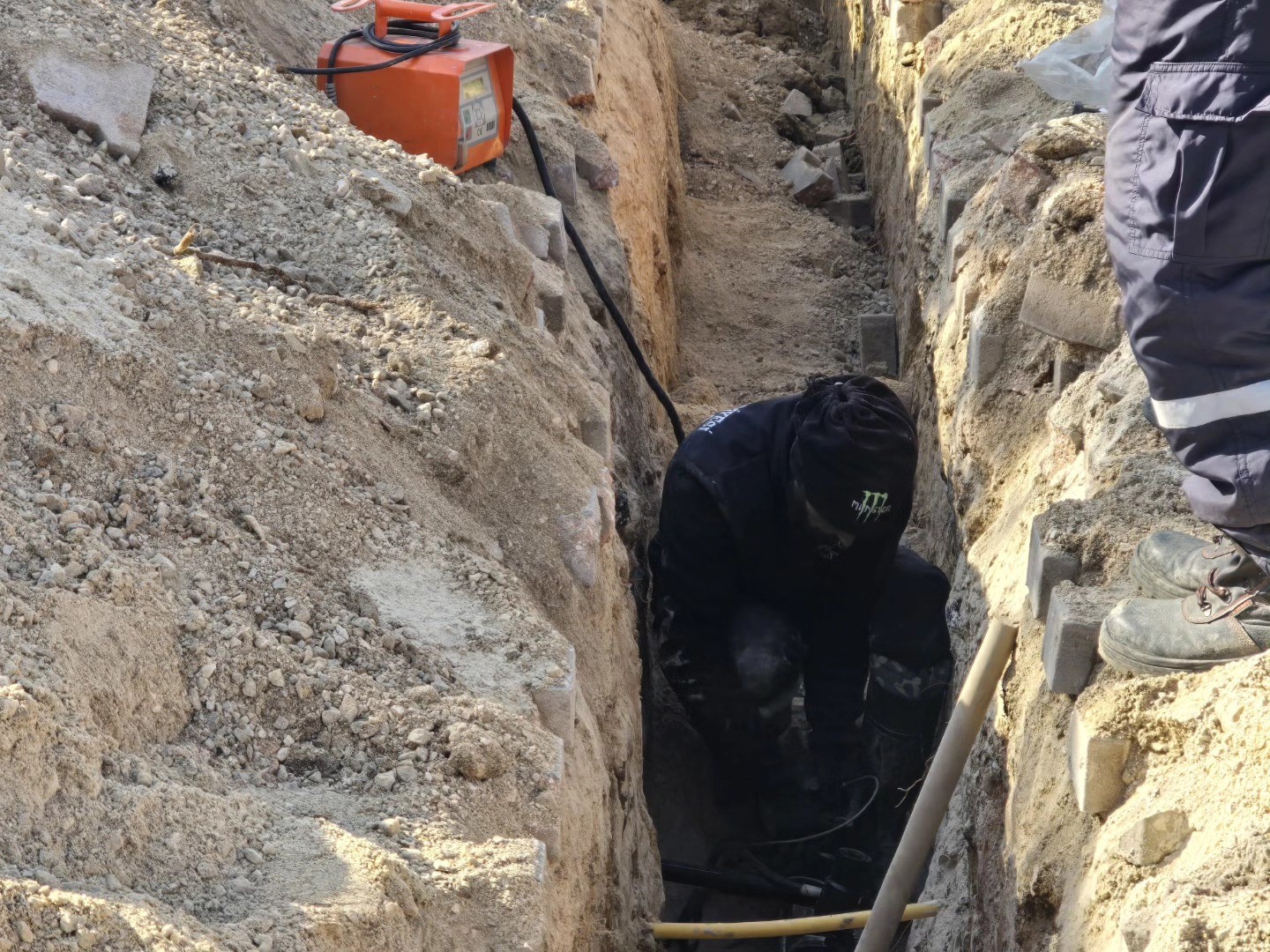 Su hattı arızası hızla giderildi
