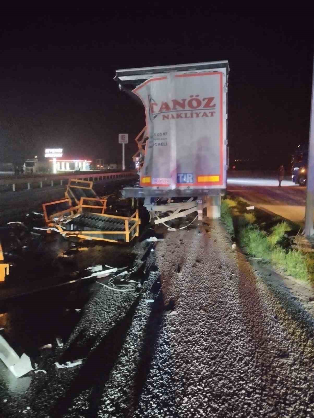 Susurluk&rsquo;ta trafik kazası: 1 yaralı
