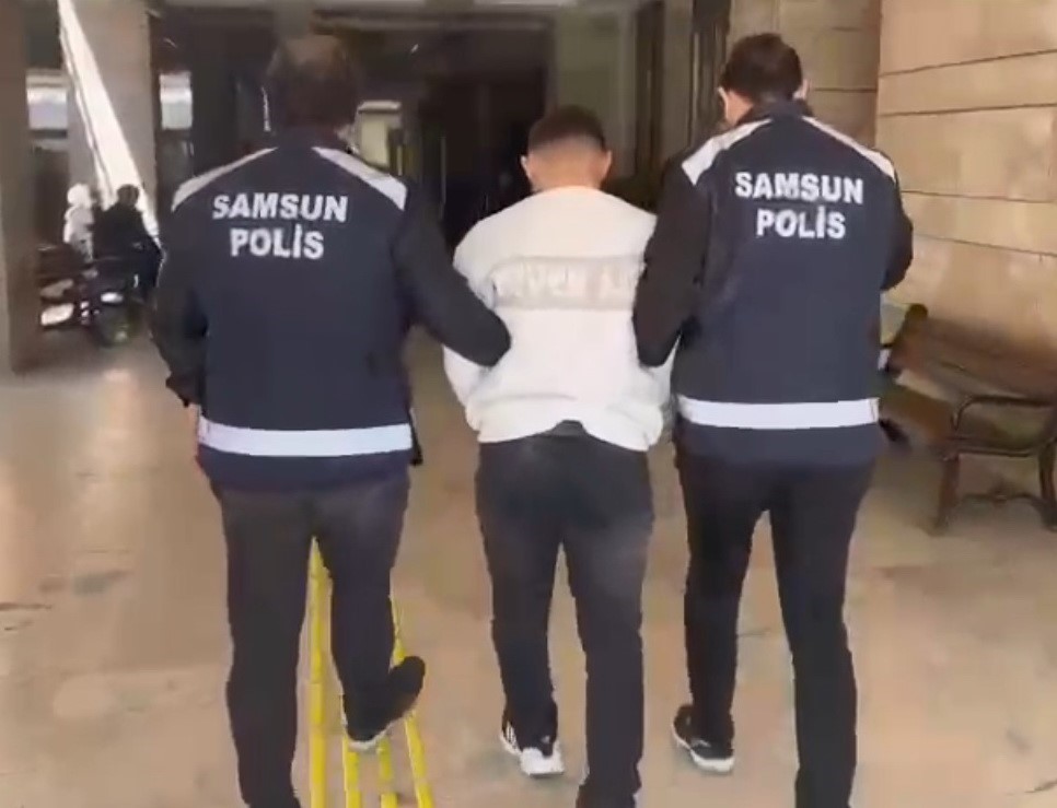 Samsun’da 8 yıl hapis cezası bulunan hükümlü yakalandı