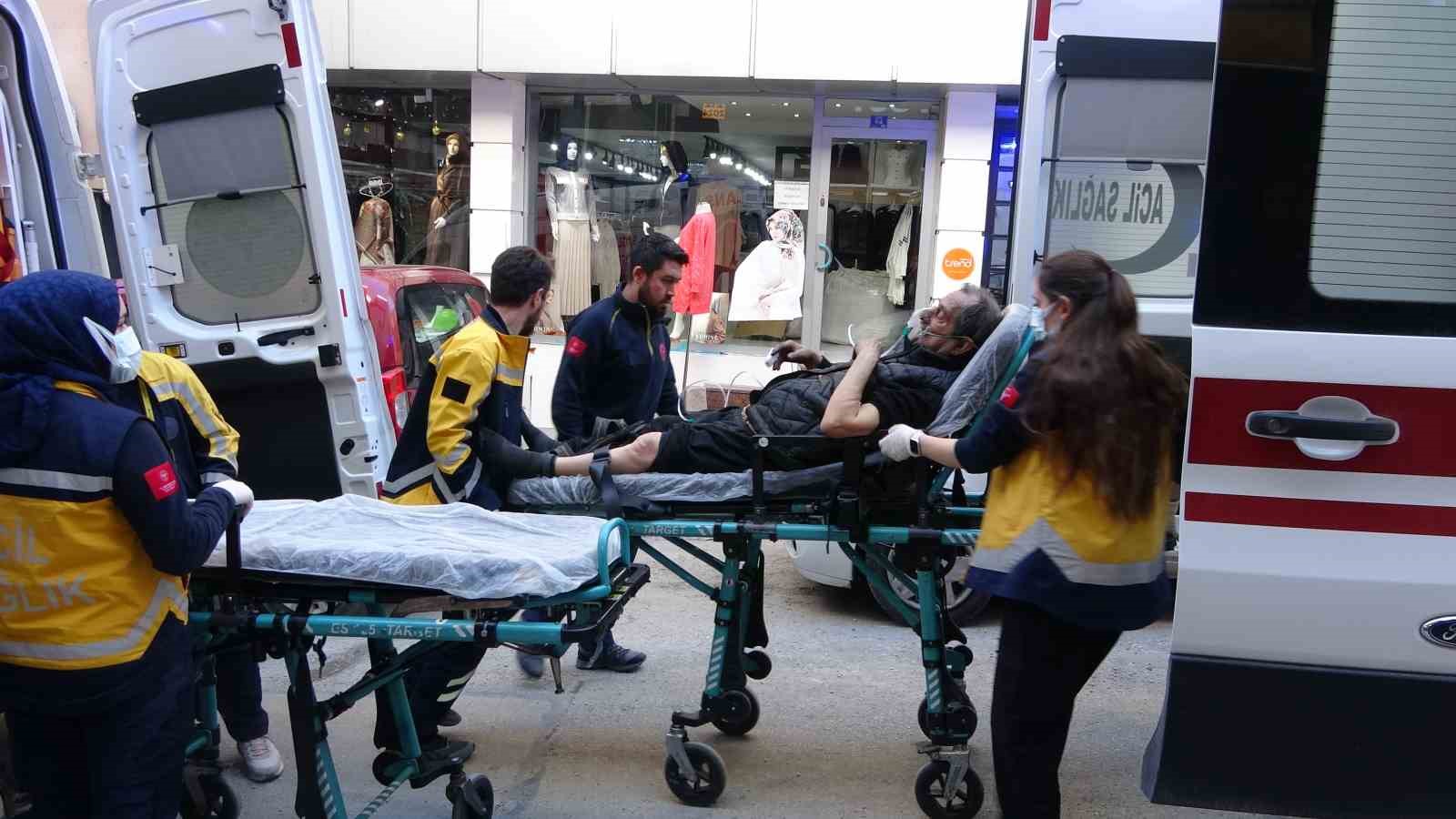 Bilecik’te vücudunda yanıklar oluşan 75 yaşındaki adam hastaneye kaldırıldı