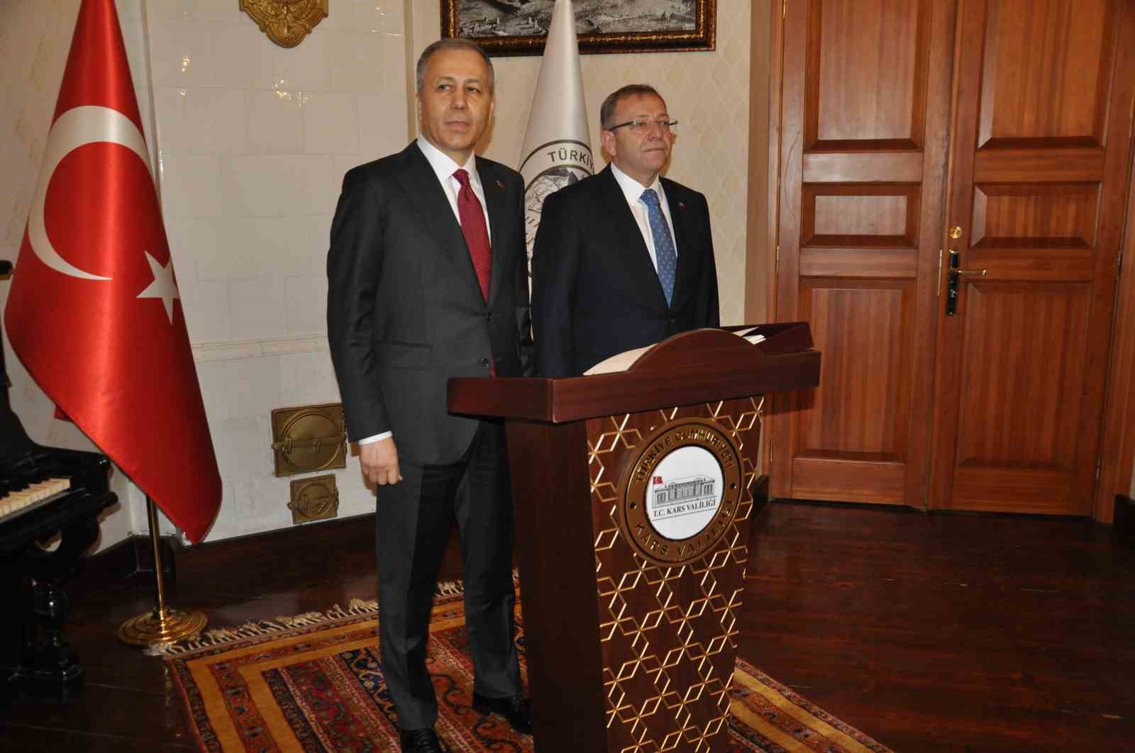 İçişleri Bakanı Ali Yerlikaya Kars’ta