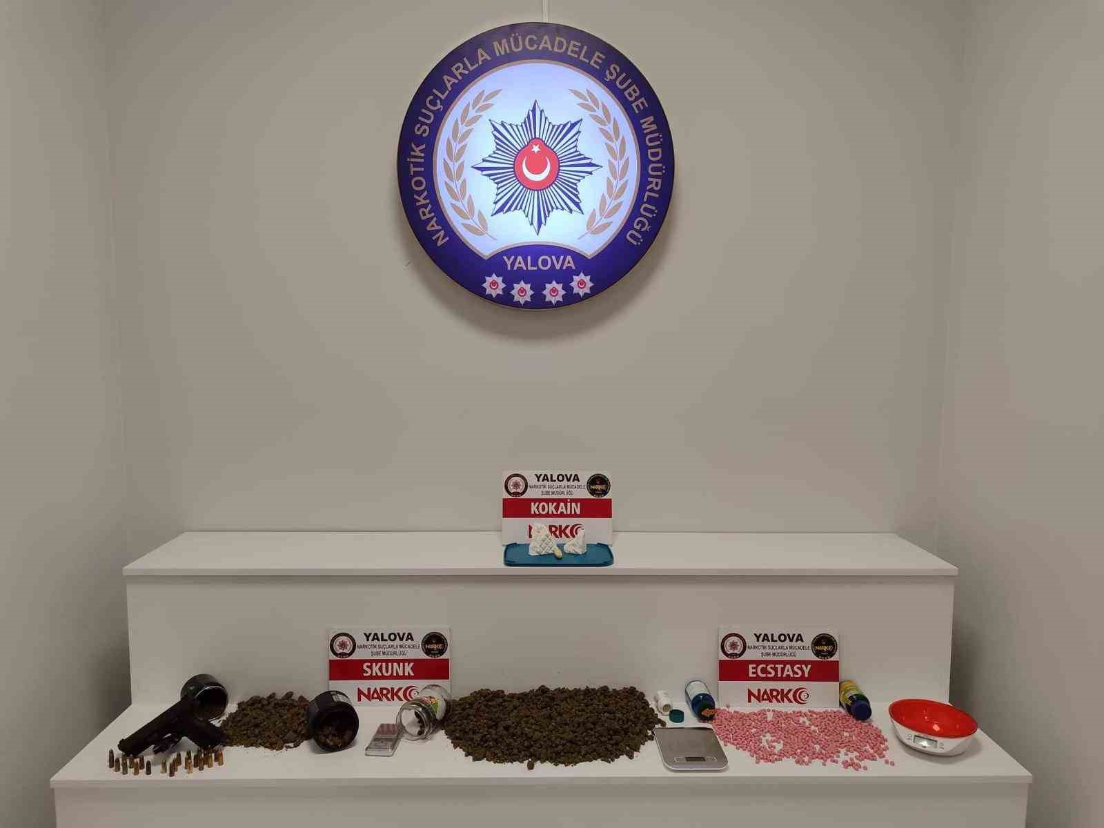 Yalova’daki uyuşturucu operasyonunda 5 tutuklama