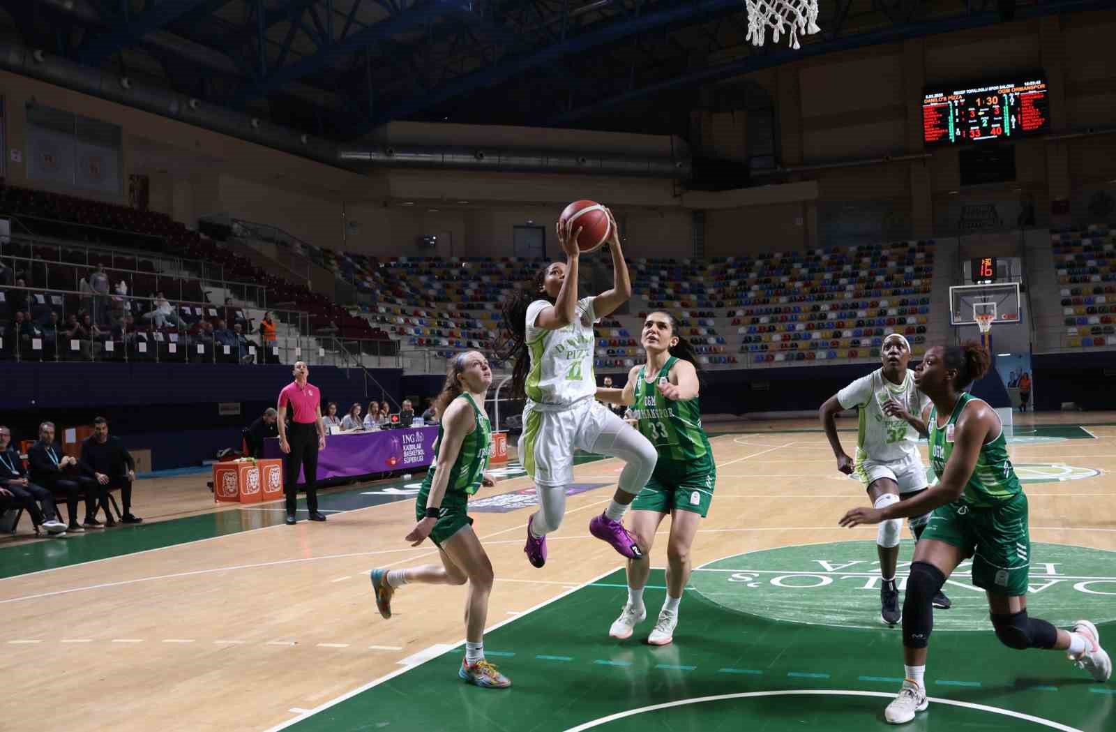 Kadınlar Basketbol Süper Ligi: Danilos Pizza: 77 - OGM Ormanspor: 86
