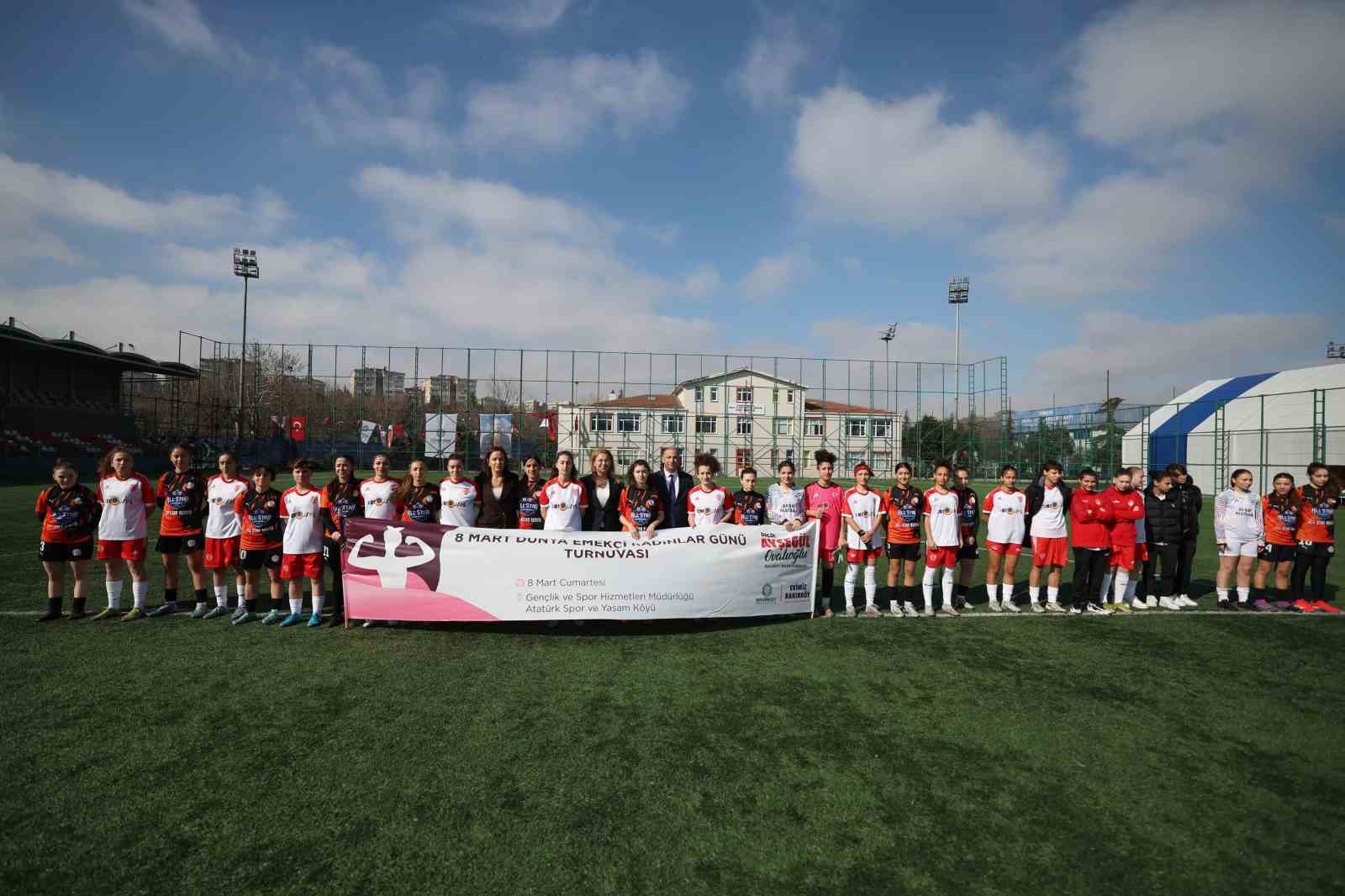 Bakırköy’de Dünya Emekçi Kadınlar Günü Turnuvası düzenlendi