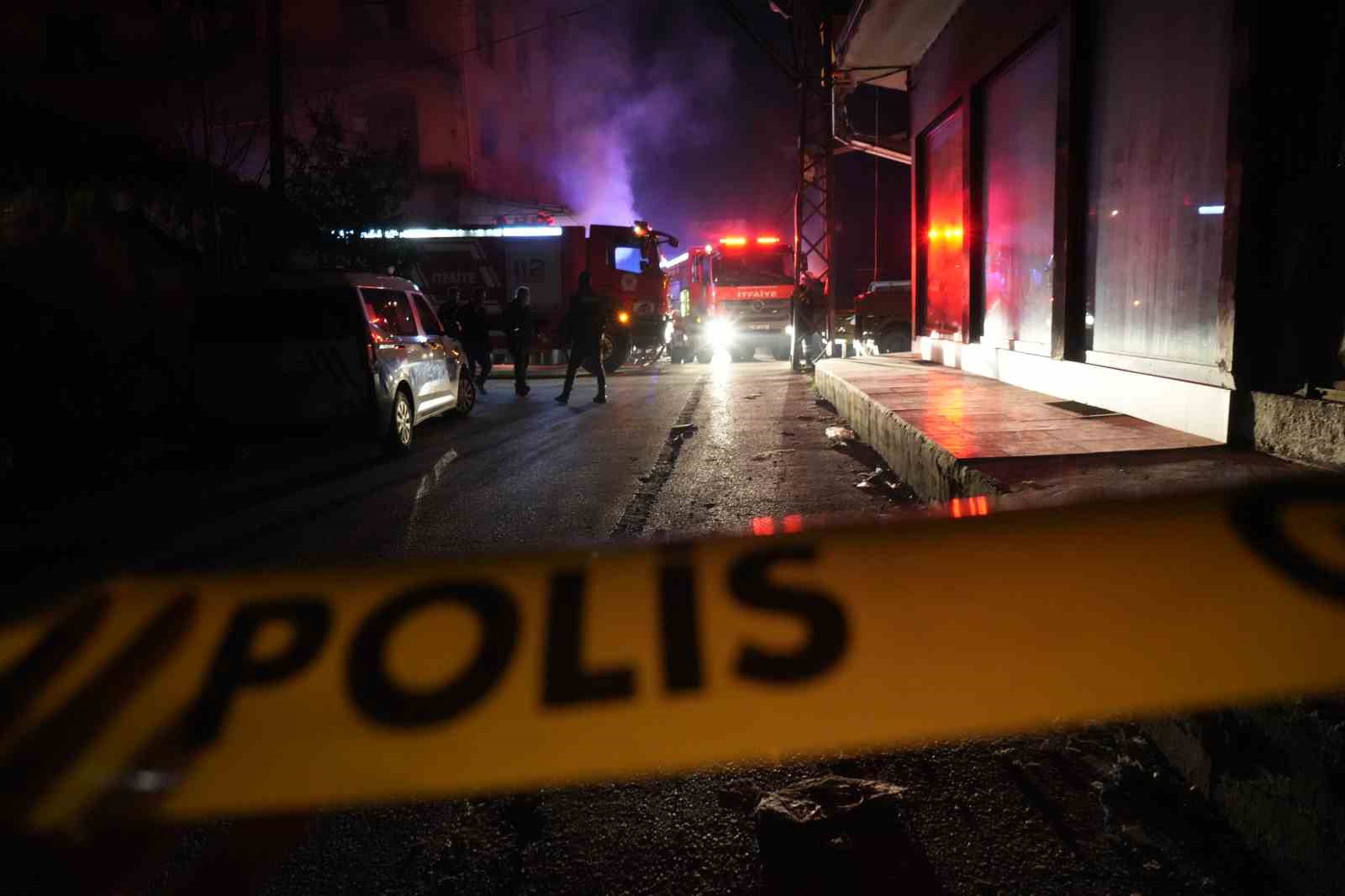 Samsun’da kereste ve mobilya imalathanesinde yangın