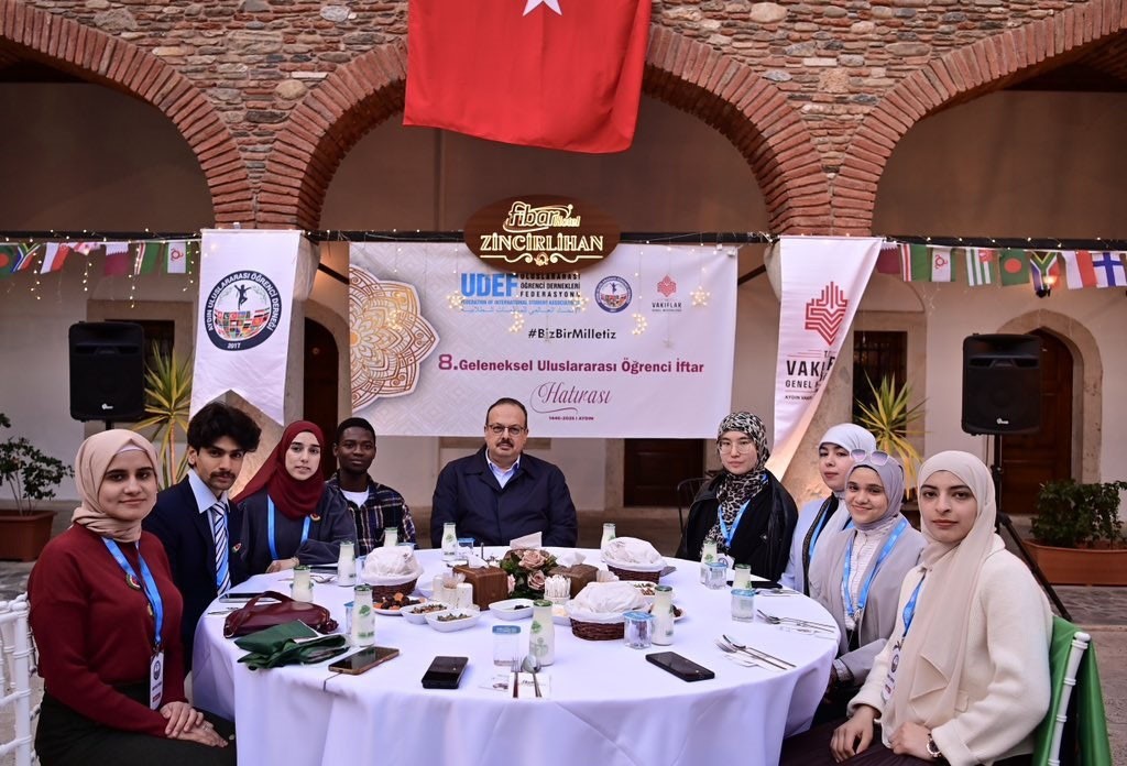 Aydın’da Uluslararası öğrenciler iftarda buluştu