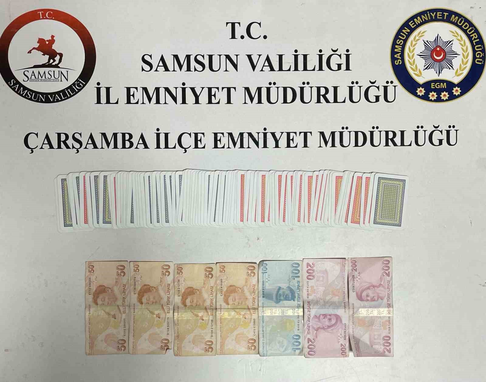 Samsun’da kumar operasyonu