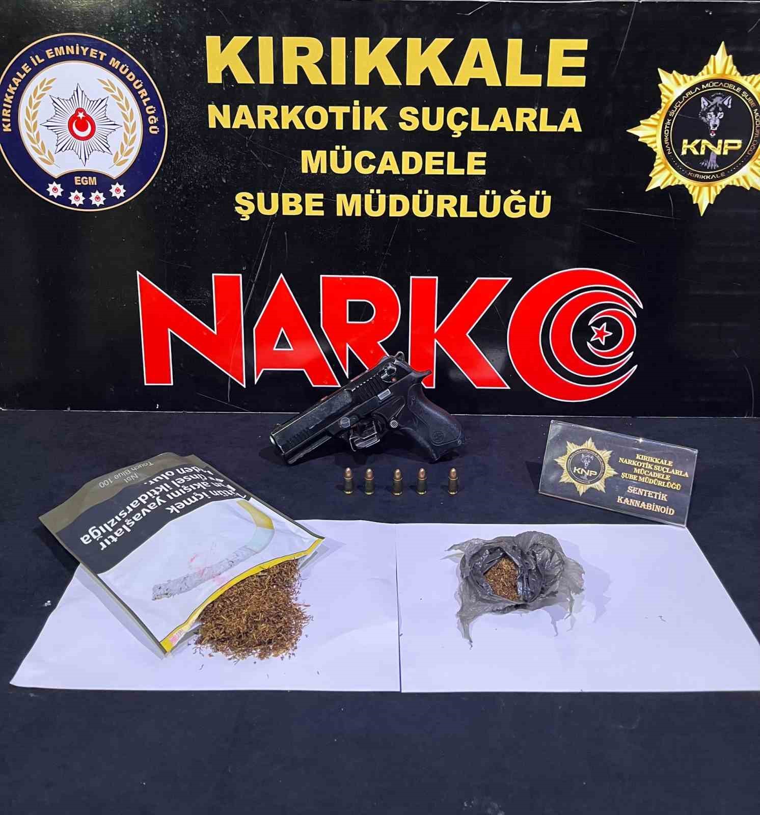 Kırıkkale’de uyuşturucu operasyonu: 1 gözaltı