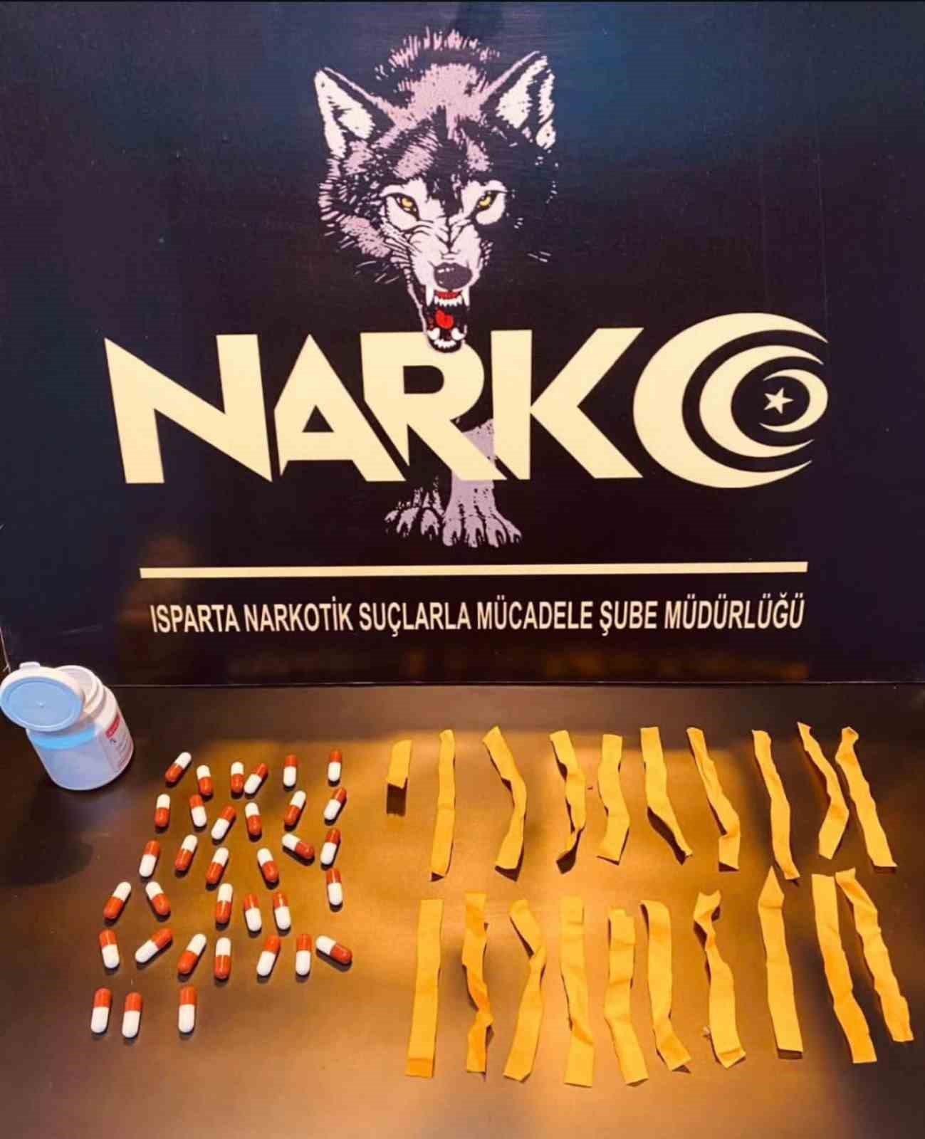 Isparta’da uyuşturucu operasyonu: 5 gözaltı