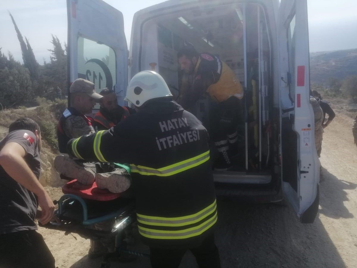 Şarampole devrilen arazözün sürücüsü öldü