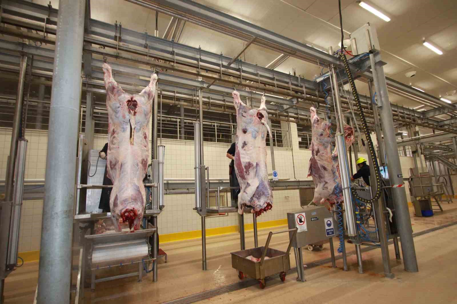 Dünyaya örnek gösterilen mezbahada helal kesim ve uygulamalı eğitim
