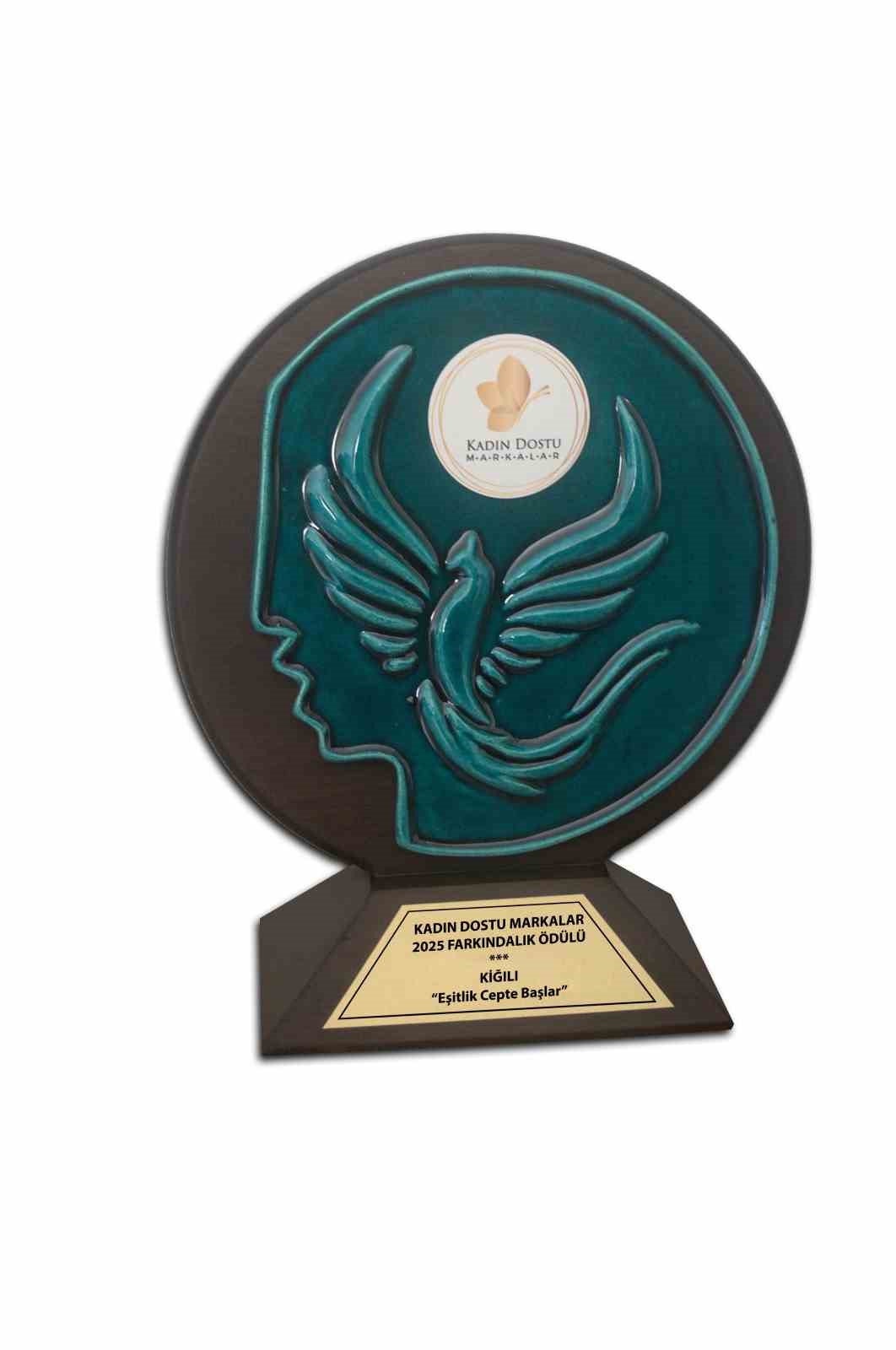 Kiğılı, ‘Kadın Dostu Markalar 2025 Farkındalık Ödülü’nü kazandı