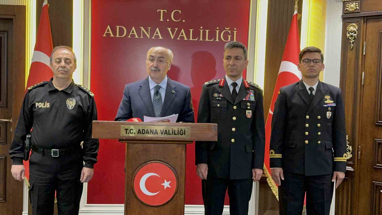 Vali açıkladı, Adana’da bombalı eylem engellenmiş