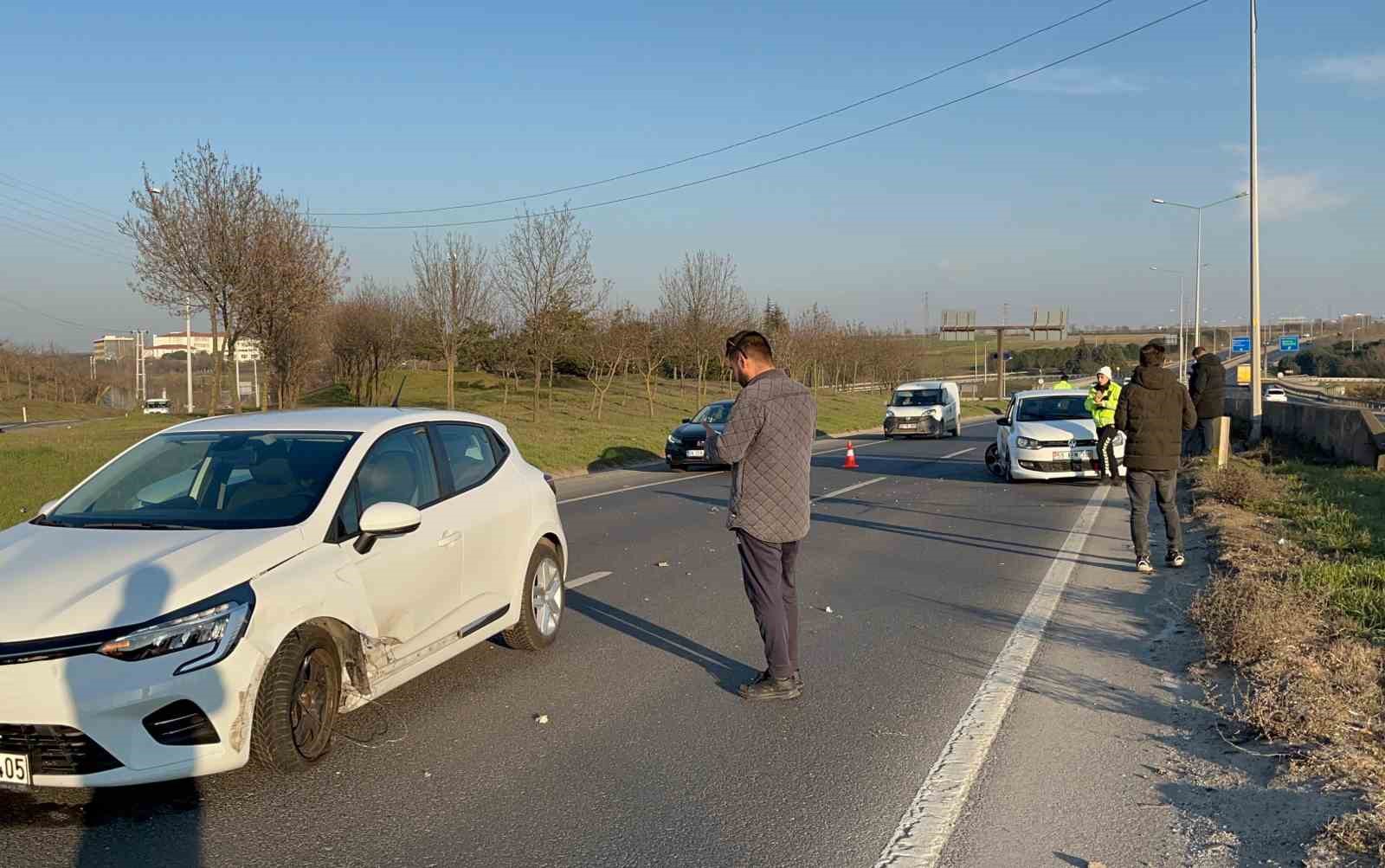 Tekirdağ&rsquo;da zincirleme kaza: 2 yaralı
