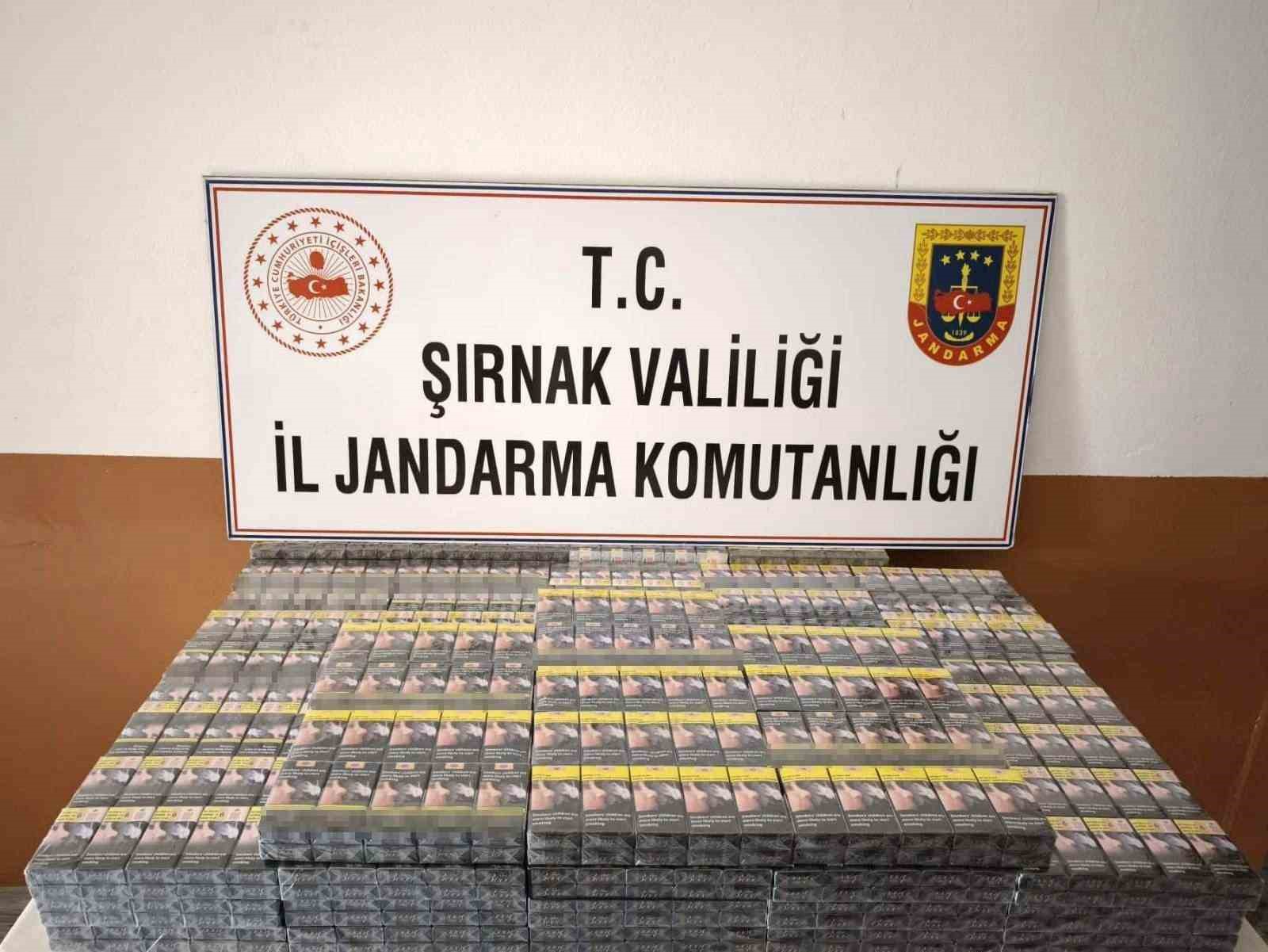 Şırnak&rsquo;ta jandarma 4 milyon 571 bin TL&rsquo;lik ka&ccedil;ak&ccedil;ılığı &ouml;nledi

