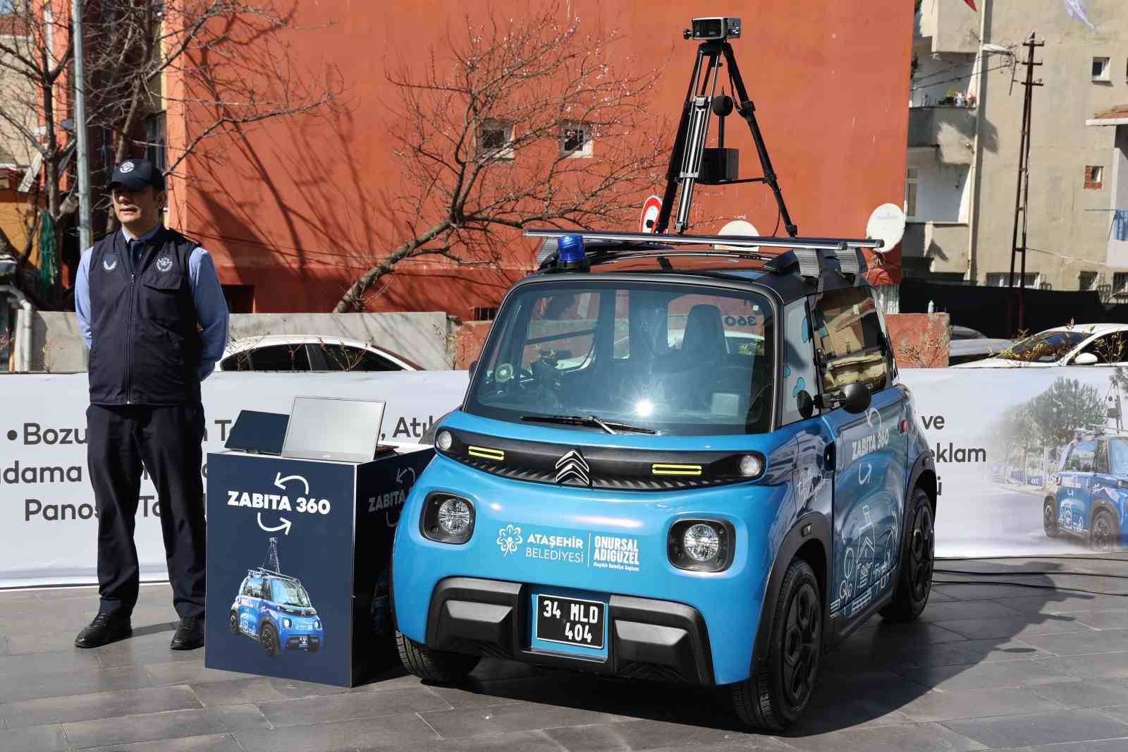 Ataşehir’de şehir denetimine yapay zeka dokunuşu: ’Zabıta360’ yollara çıktı