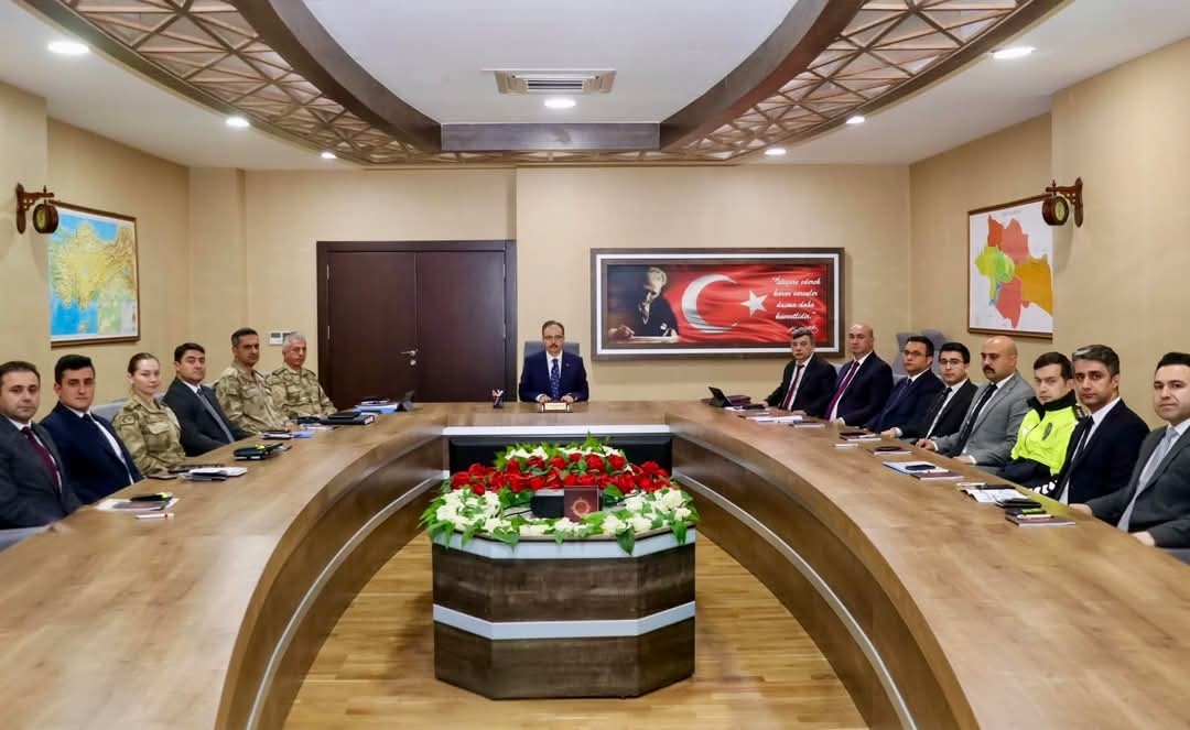 Siirt’te güvenlik ve asayiş toplantısı yapıldı