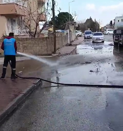 Adıyaman&rsquo;da cadde ve sokaklar temizleniyor