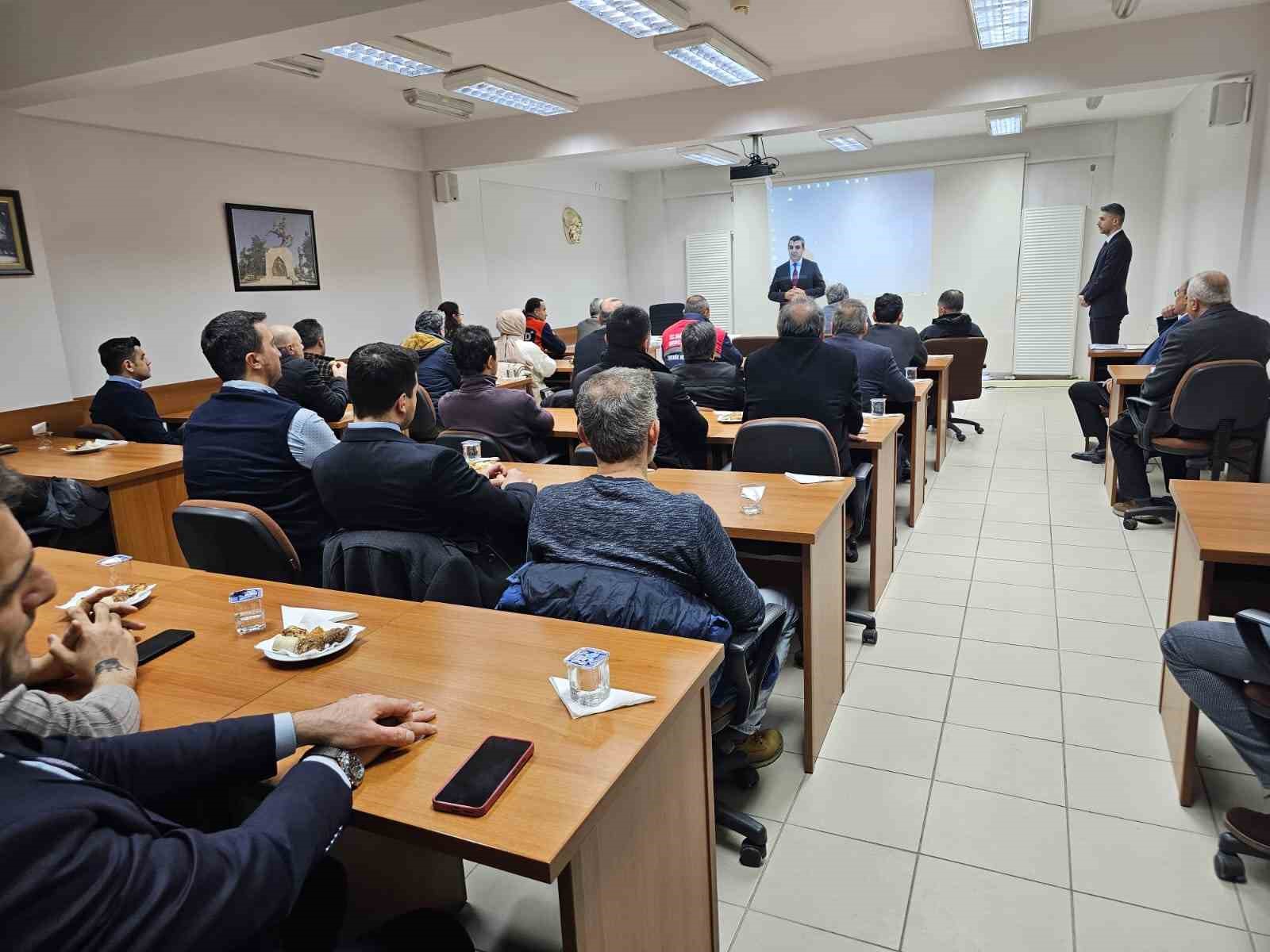 Samsun’da afet müdahale planı toplantıları