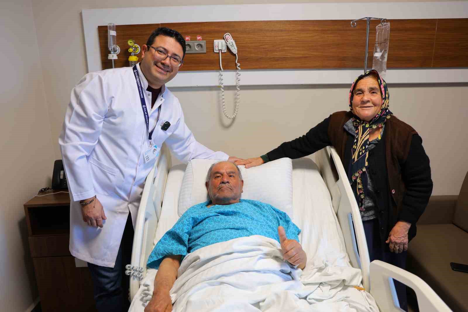 Beyin anjiyosu ile sağlığına kavuştu