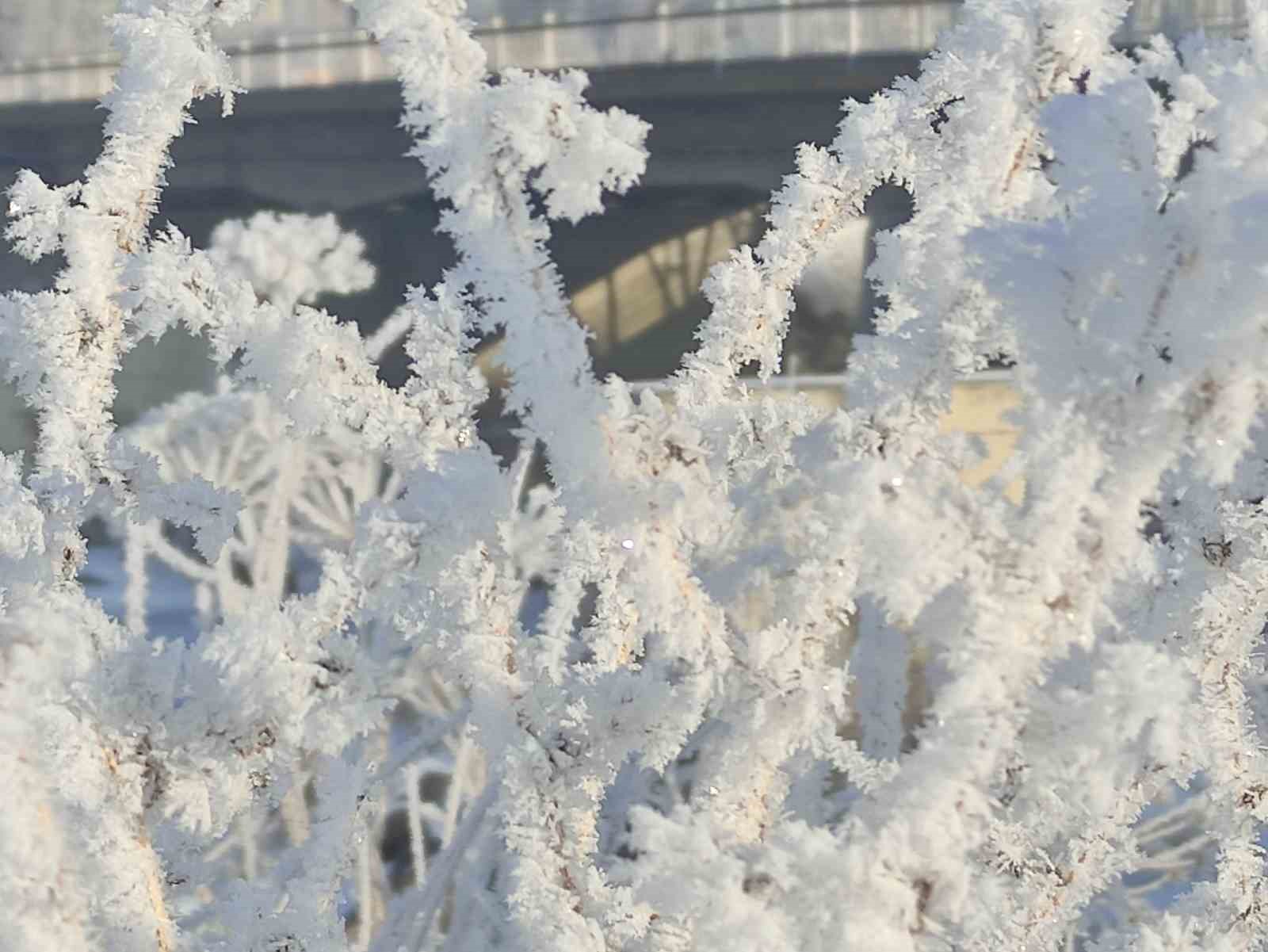 Göle eksi 18,5 derece ile dondu