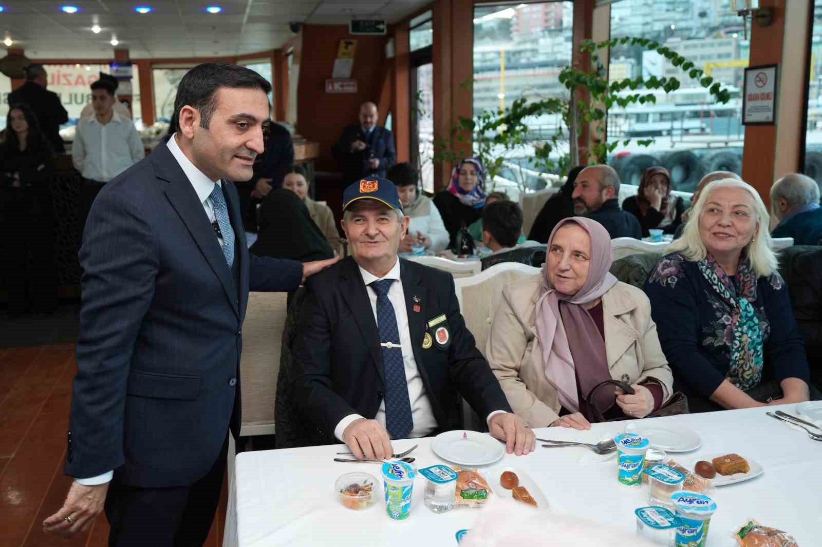 Boğaz&rsquo;da şehit yakınları ve gaziler iftar yaptı
