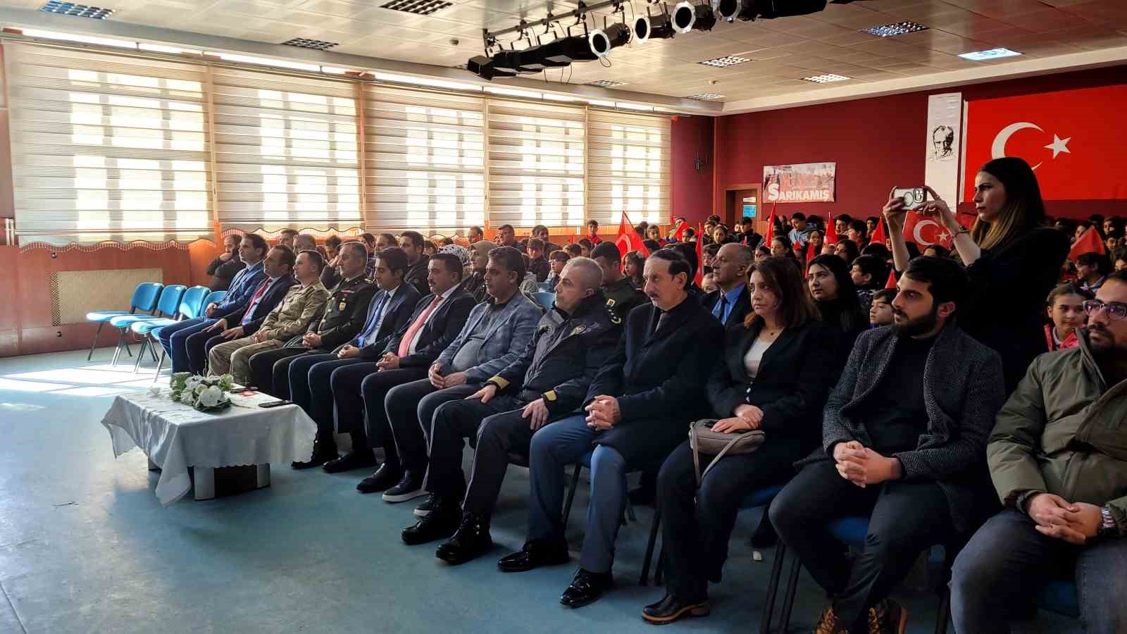 Sarıkamış&rsquo;ta İstiklal Marşı etkinliği
