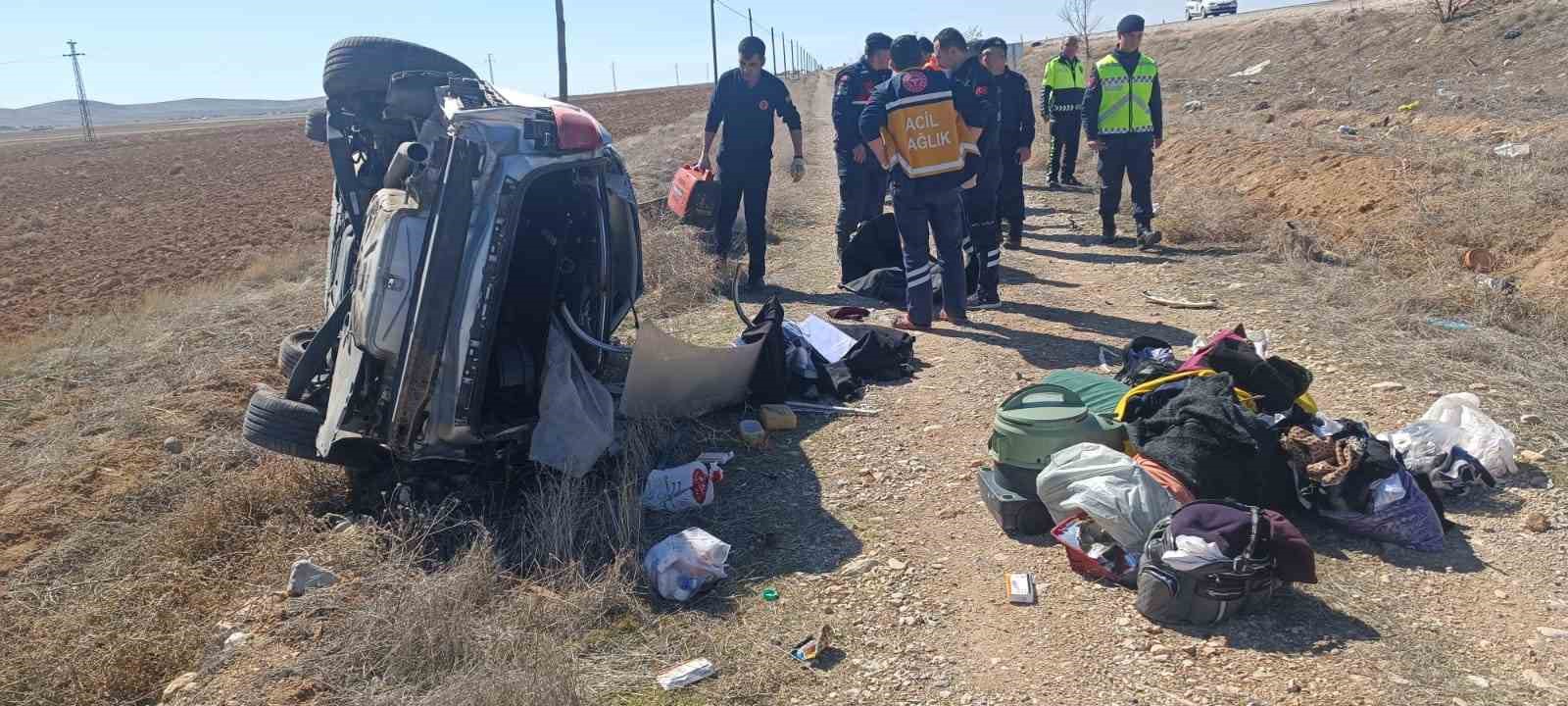 Karaman'da trafik kazası: Bir kişi hayatını kaybetti, bir kişi yaralandı - İHA