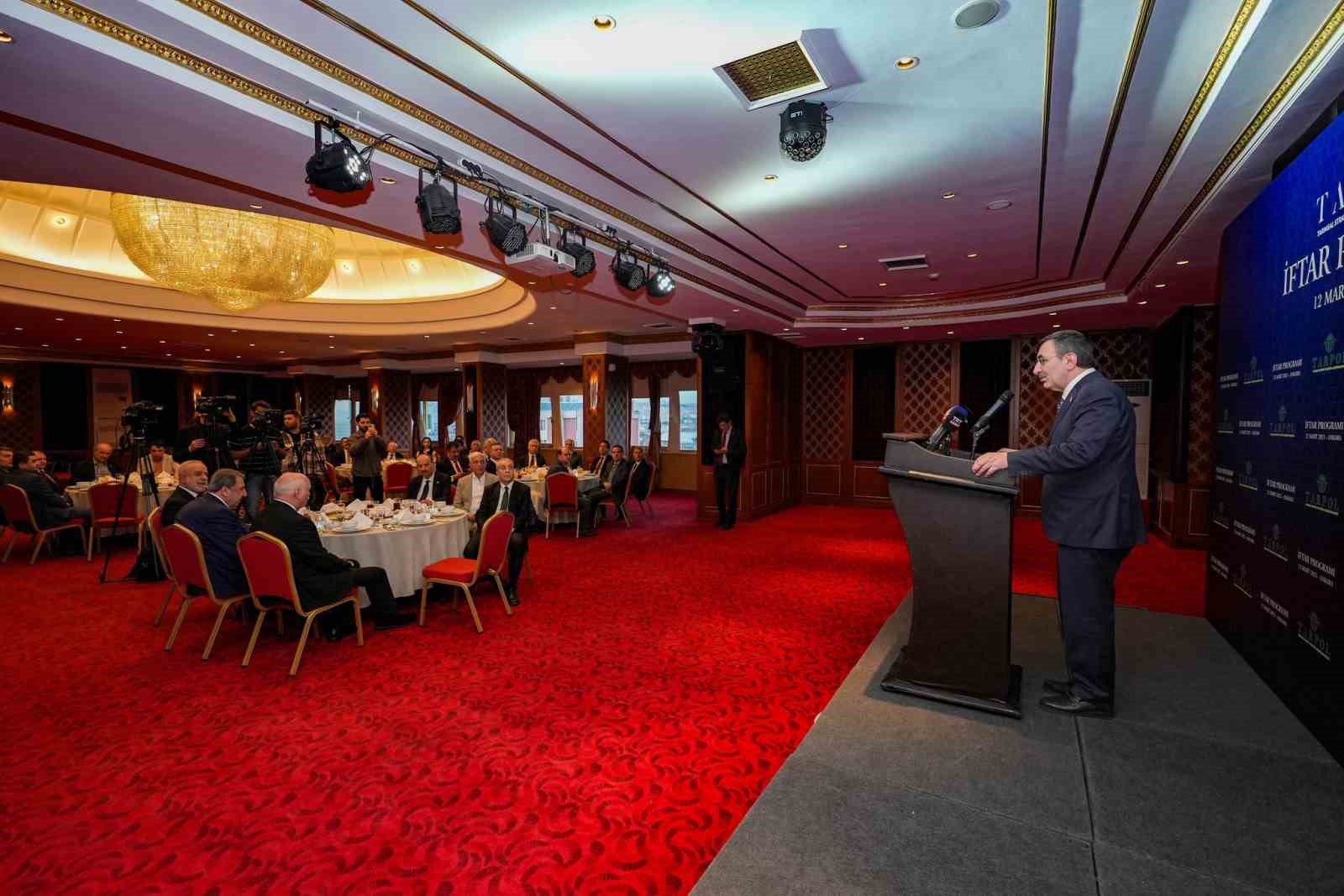 Cumhurbaşkanı Yardımcısı Yılmaz: 