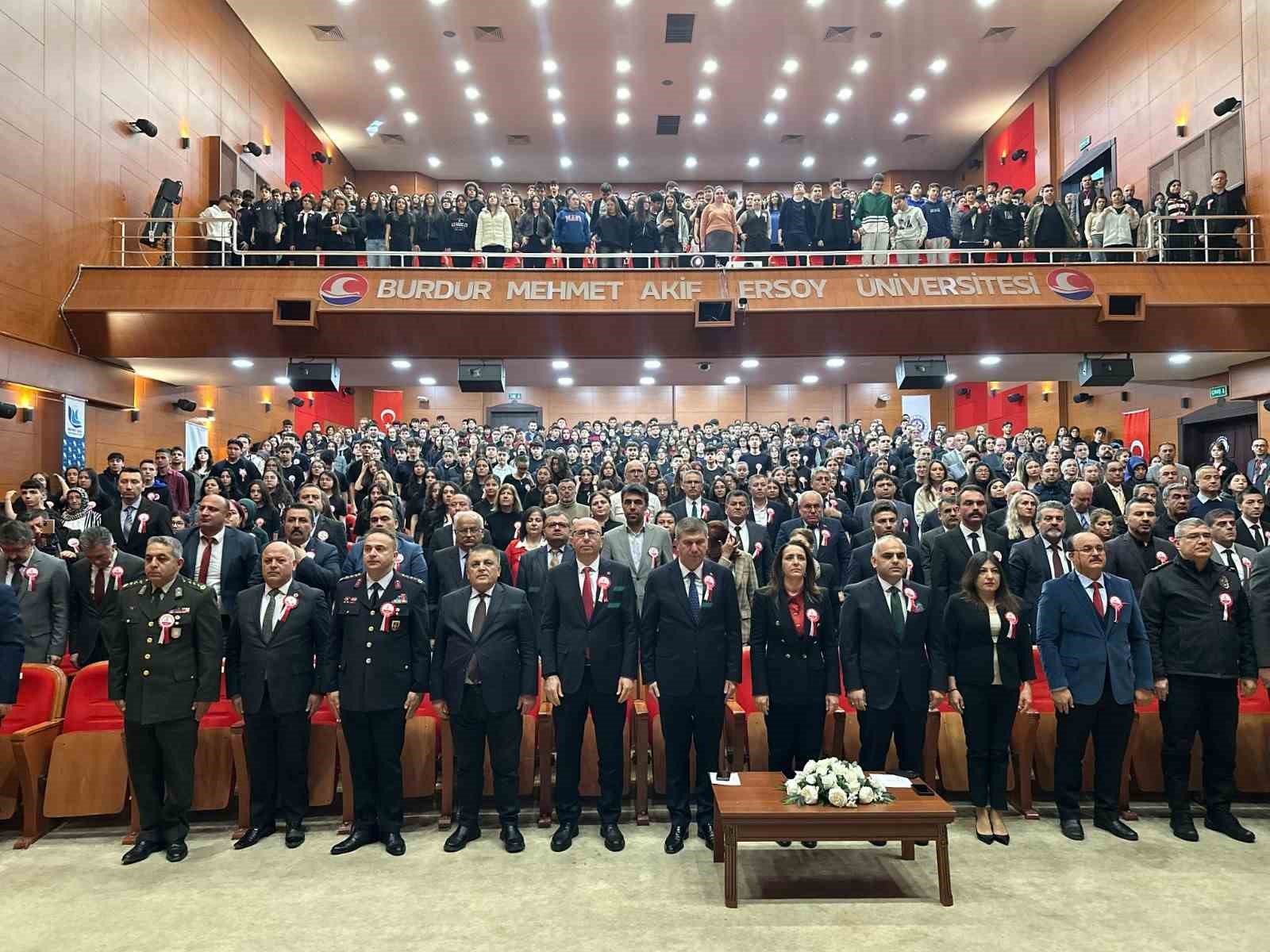 Burdur&rsquo;da &rsquo;12 Mart İstiklal Marşı&rsquo;nın Kabul&uuml; ve Mehmet Akif Ersoy&rsquo;u Anma G&uuml;n&uuml;&rsquo; etkinliği
