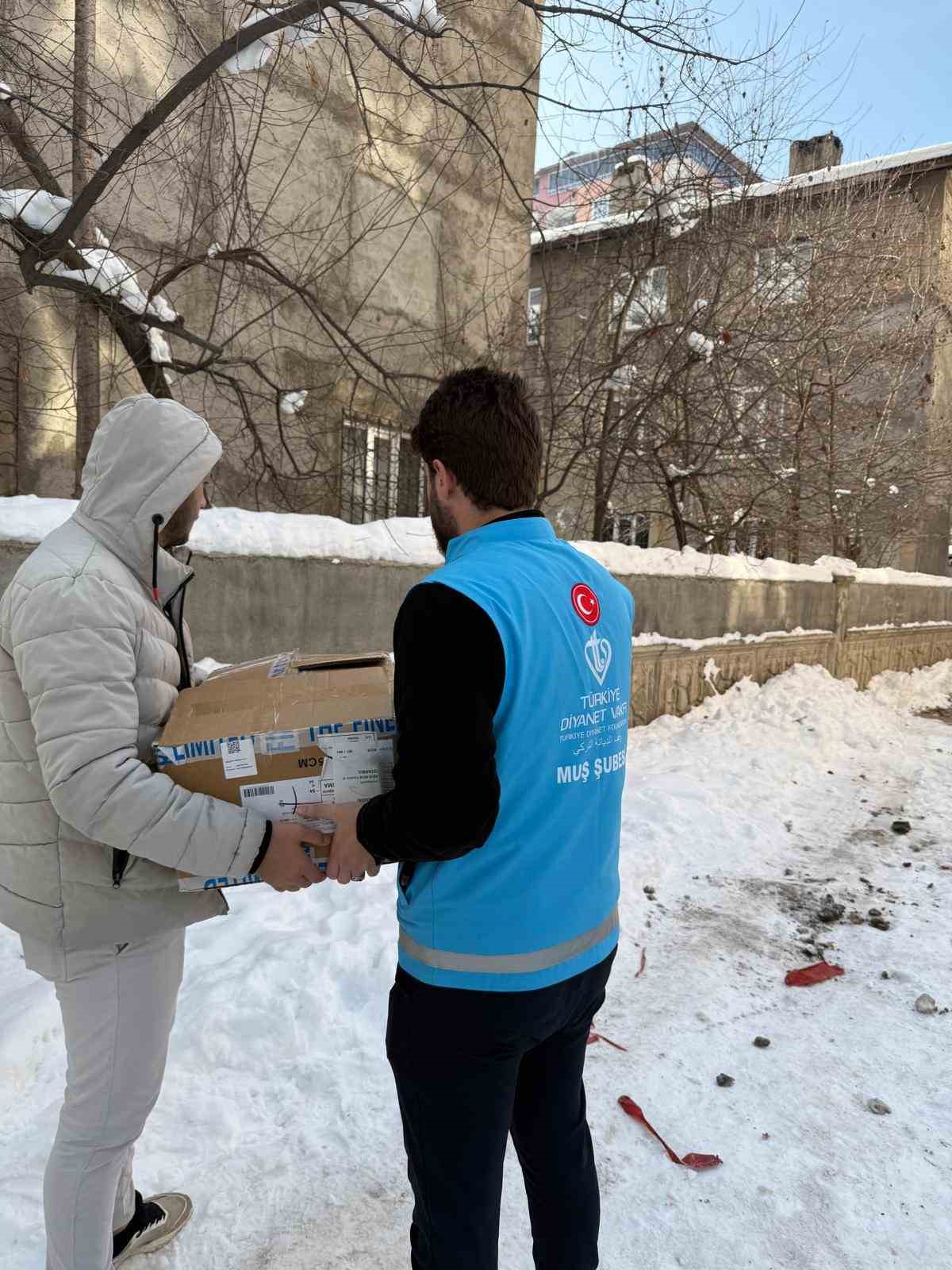 Muş&rsquo;ta ihtiya&ccedil; sahiplerine yardım eli
